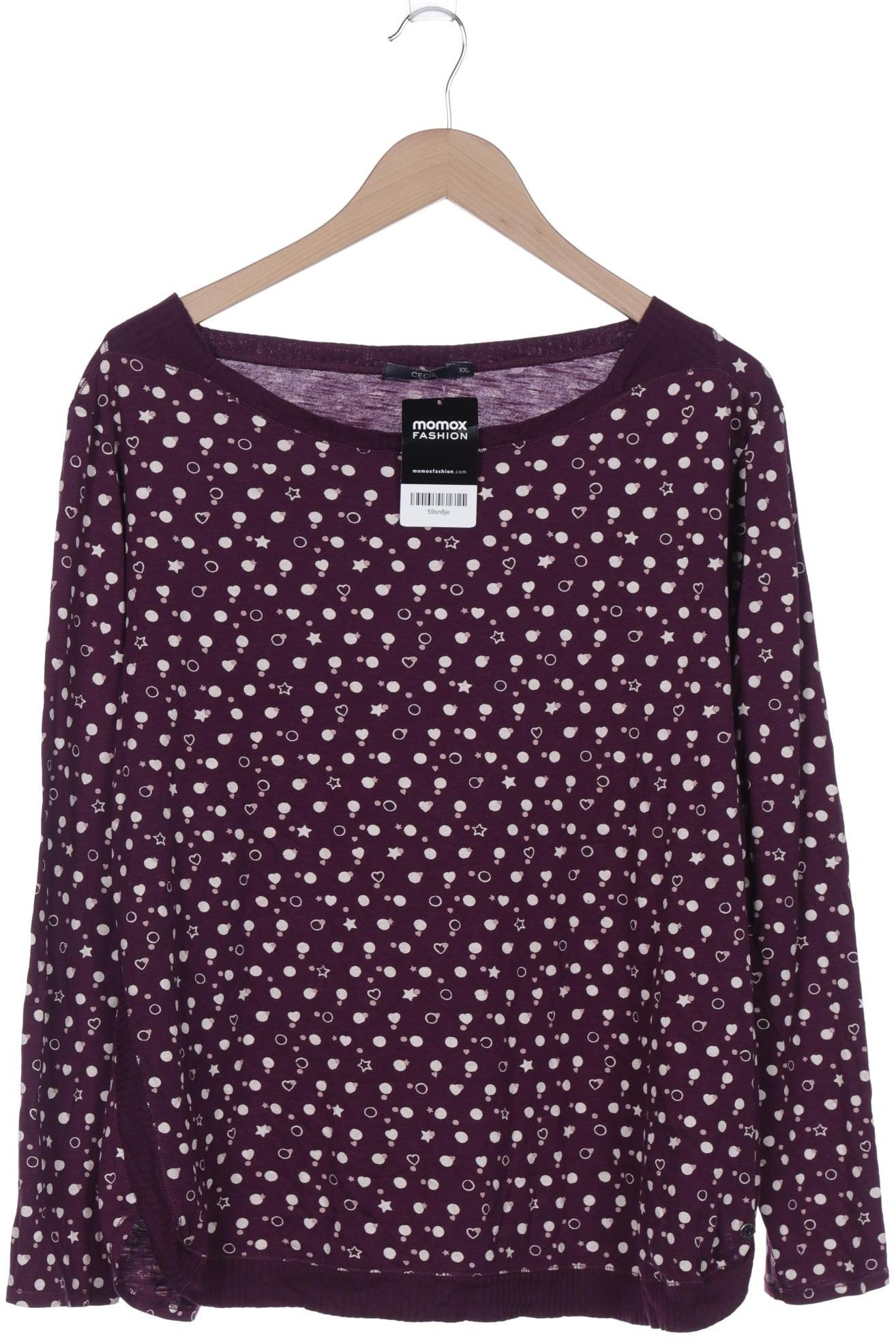 

Cecil Damen Langarmshirt, pink, Gr. 46