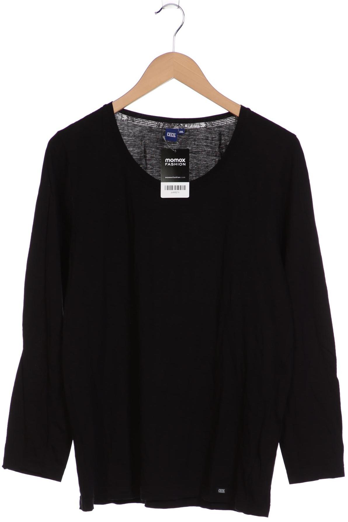 

Cecil Damen Langarmshirt, schwarz, Gr. 46