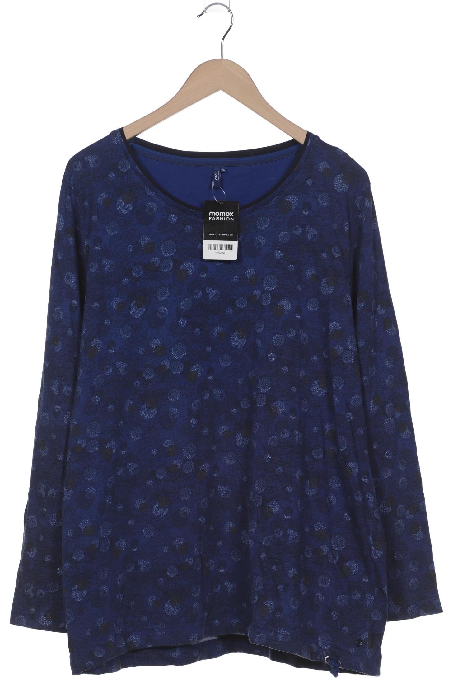 

Cecil Damen Langarmshirt, blau, Gr. 46