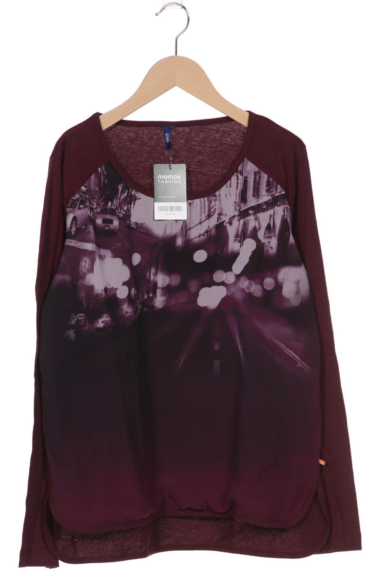

CECIL Damen Langarmshirt, bordeaux