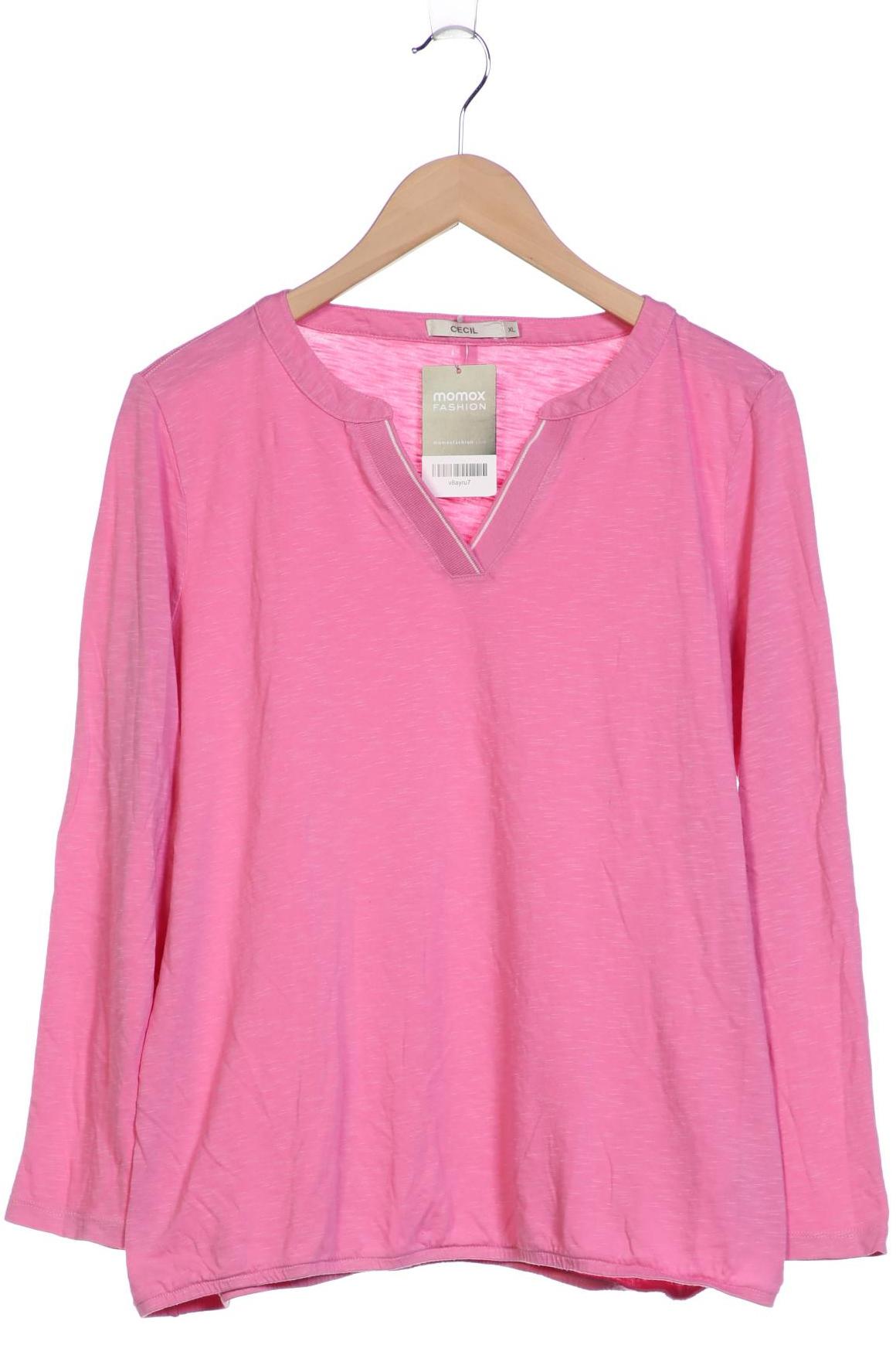 

Cecil Damen Langarmshirt, pink, Gr. 44