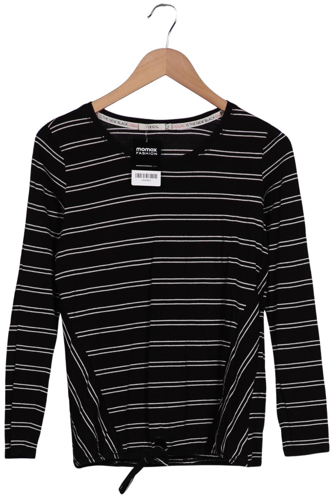 

Cecil Damen Langarmshirt, schwarz, Gr. 36