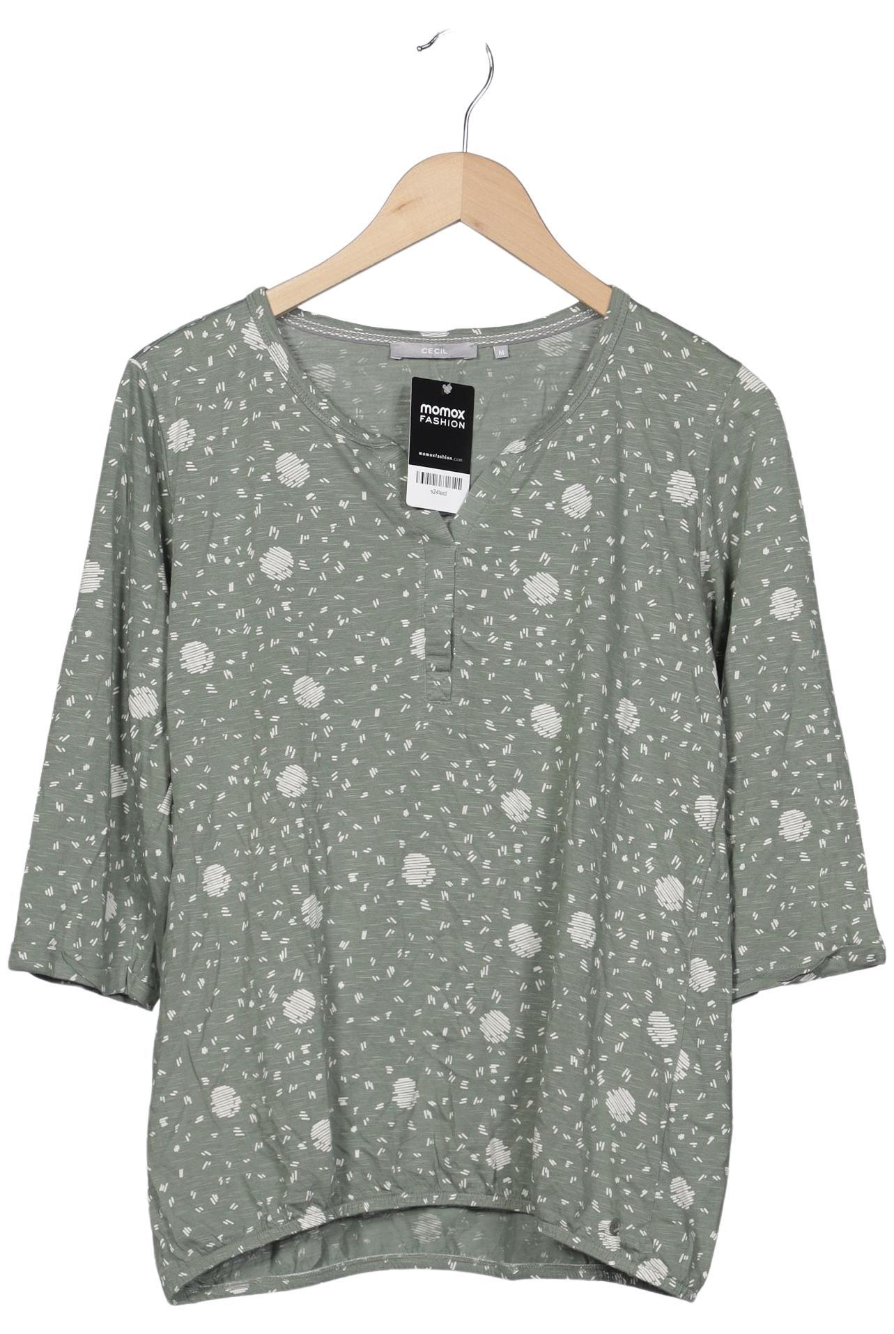 

Cecil Damen Langarmshirt, grün, Gr. 38