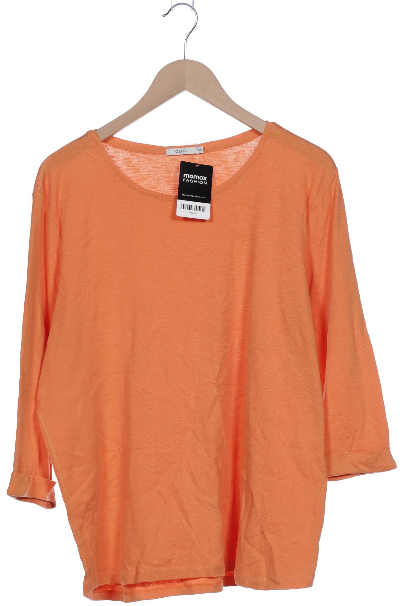 

Cecil Damen Langarmshirt, orange, Gr. 46