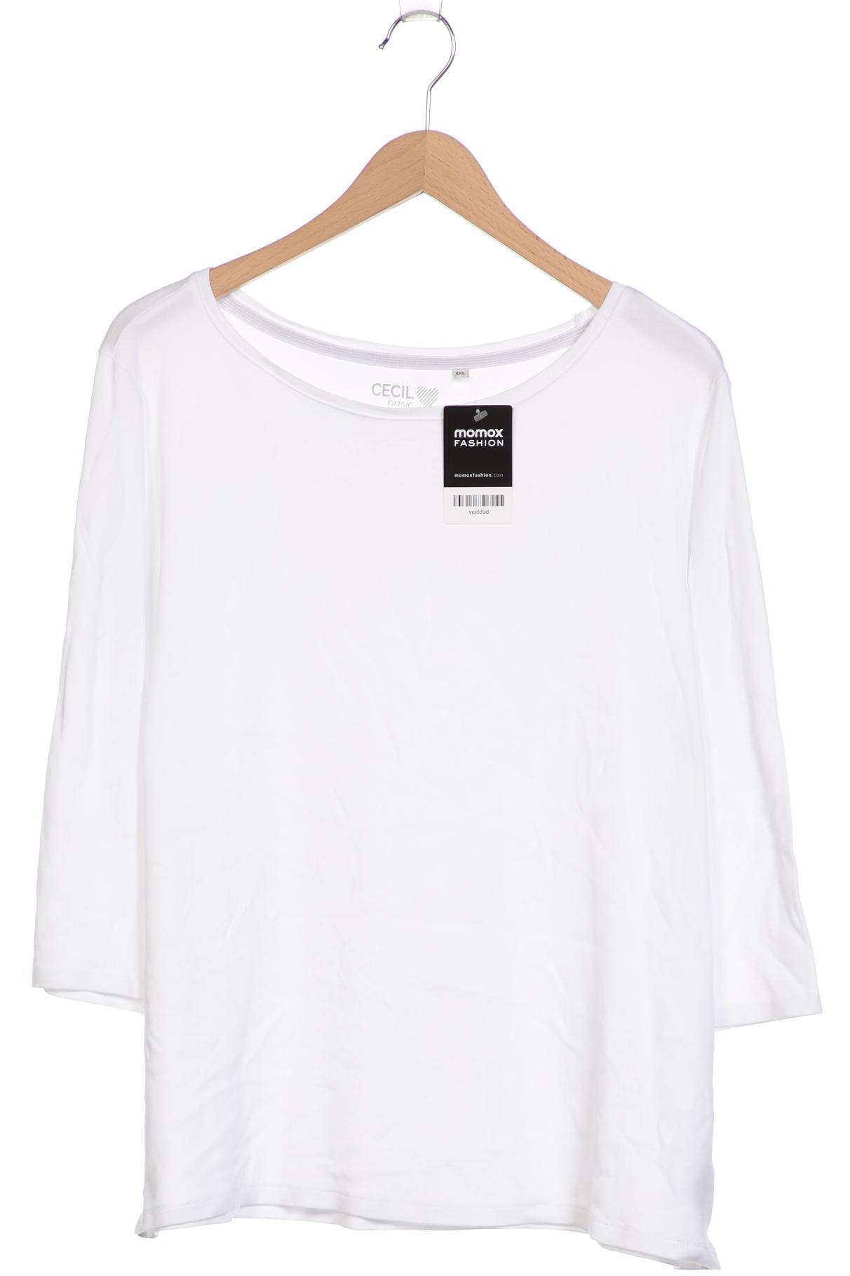 

Cecil Damen Langarmshirt, weiß, Gr. 46
