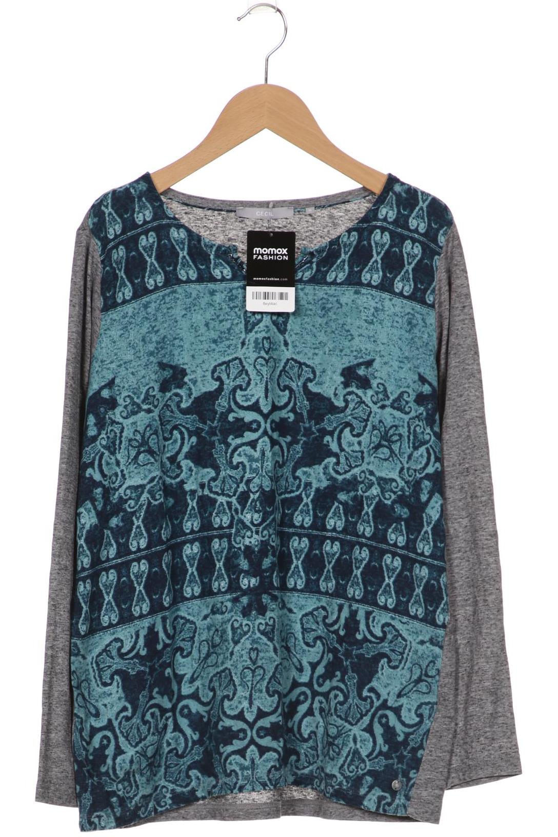 

Cecil Damen Langarmshirt, grau, Gr. 36
