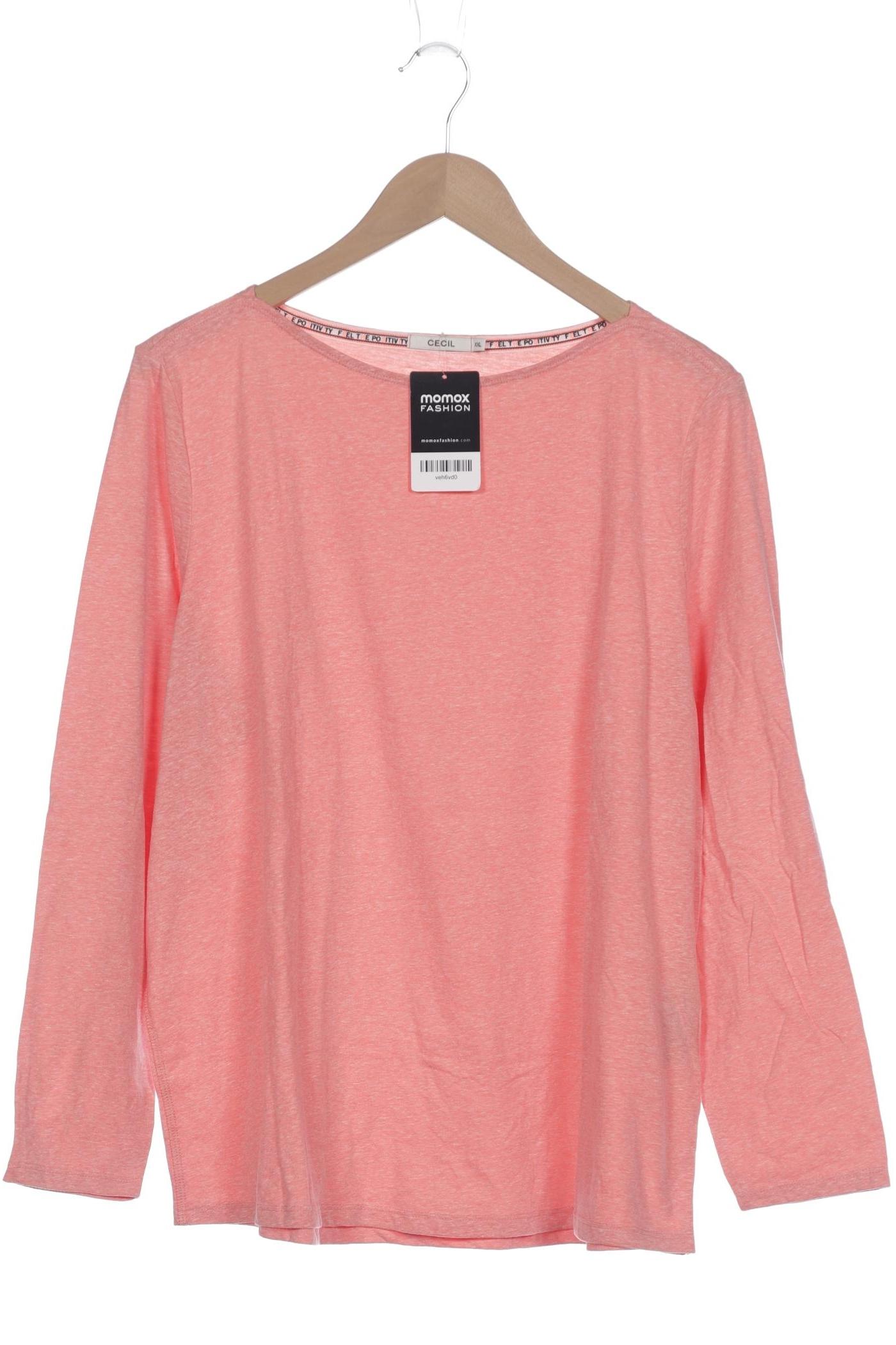 

Cecil Damen Langarmshirt, pink, Gr. 46
