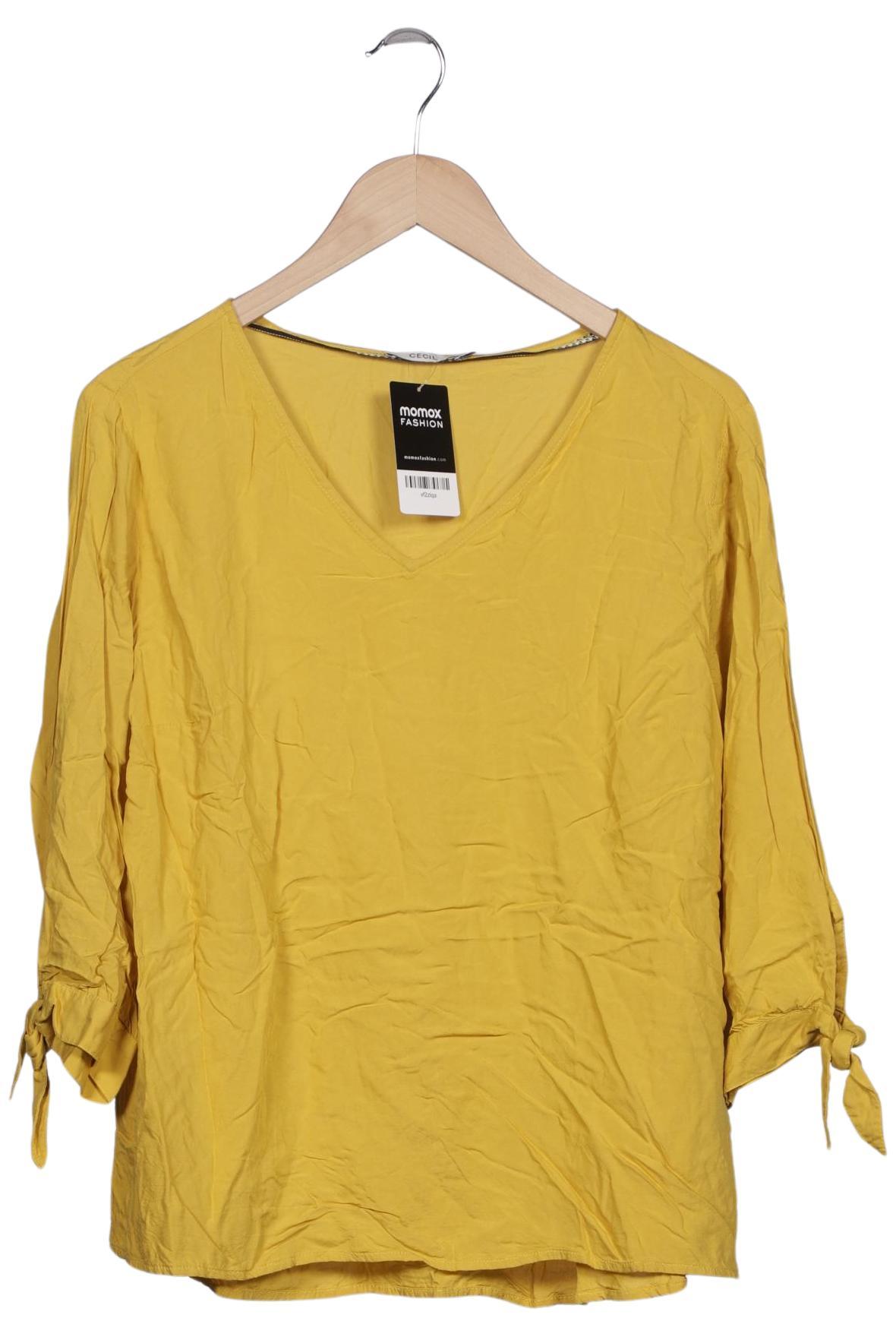 

Cecil Damen Langarmshirt, gelb, Gr. 44