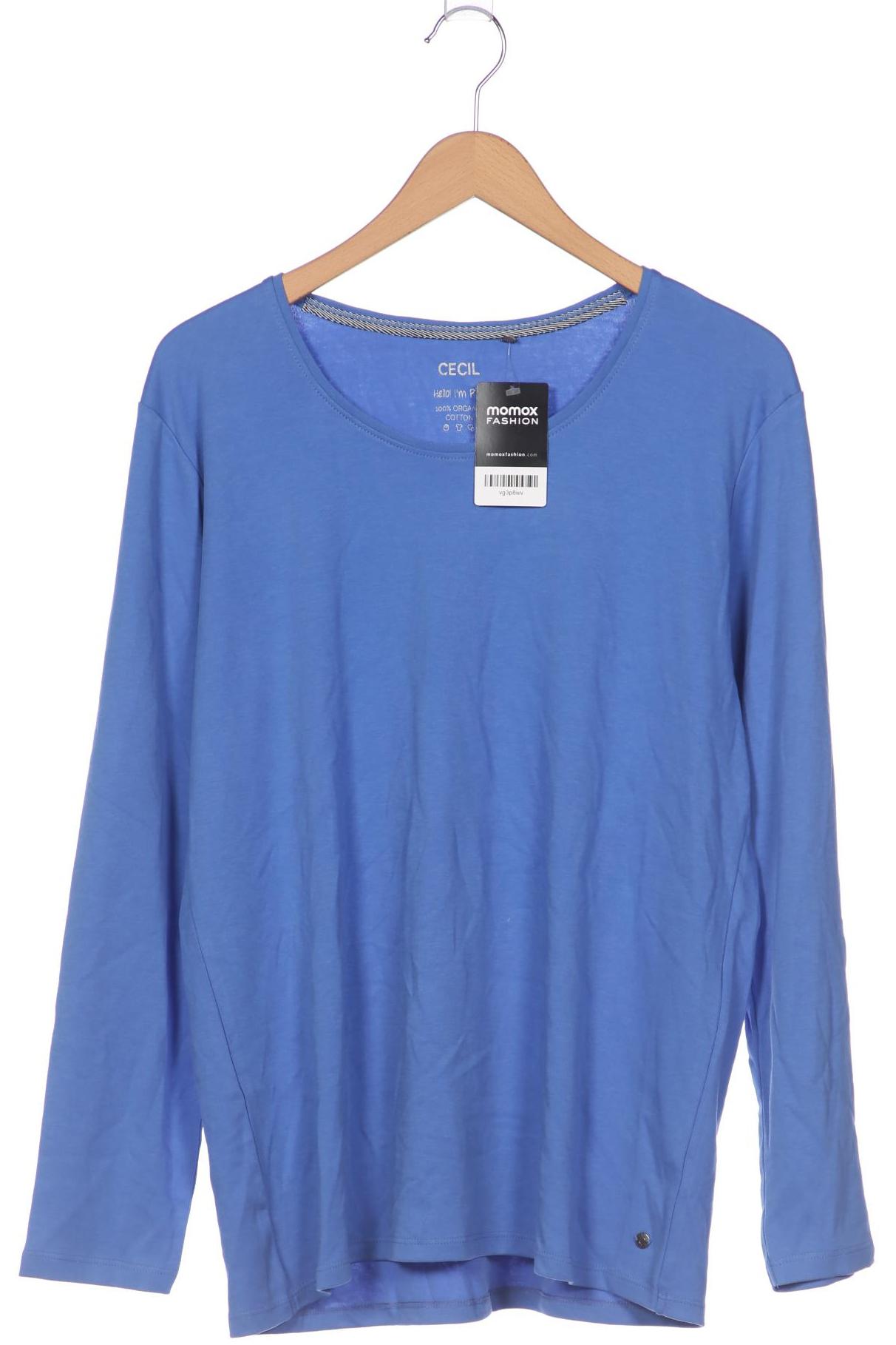

Cecil Damen Langarmshirt, blau, Gr. 46