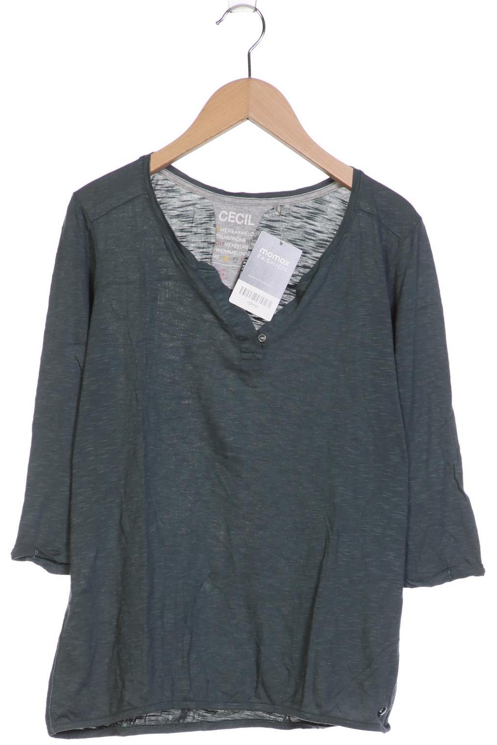 

Cecil Damen Langarmshirt, türkis, Gr. 36