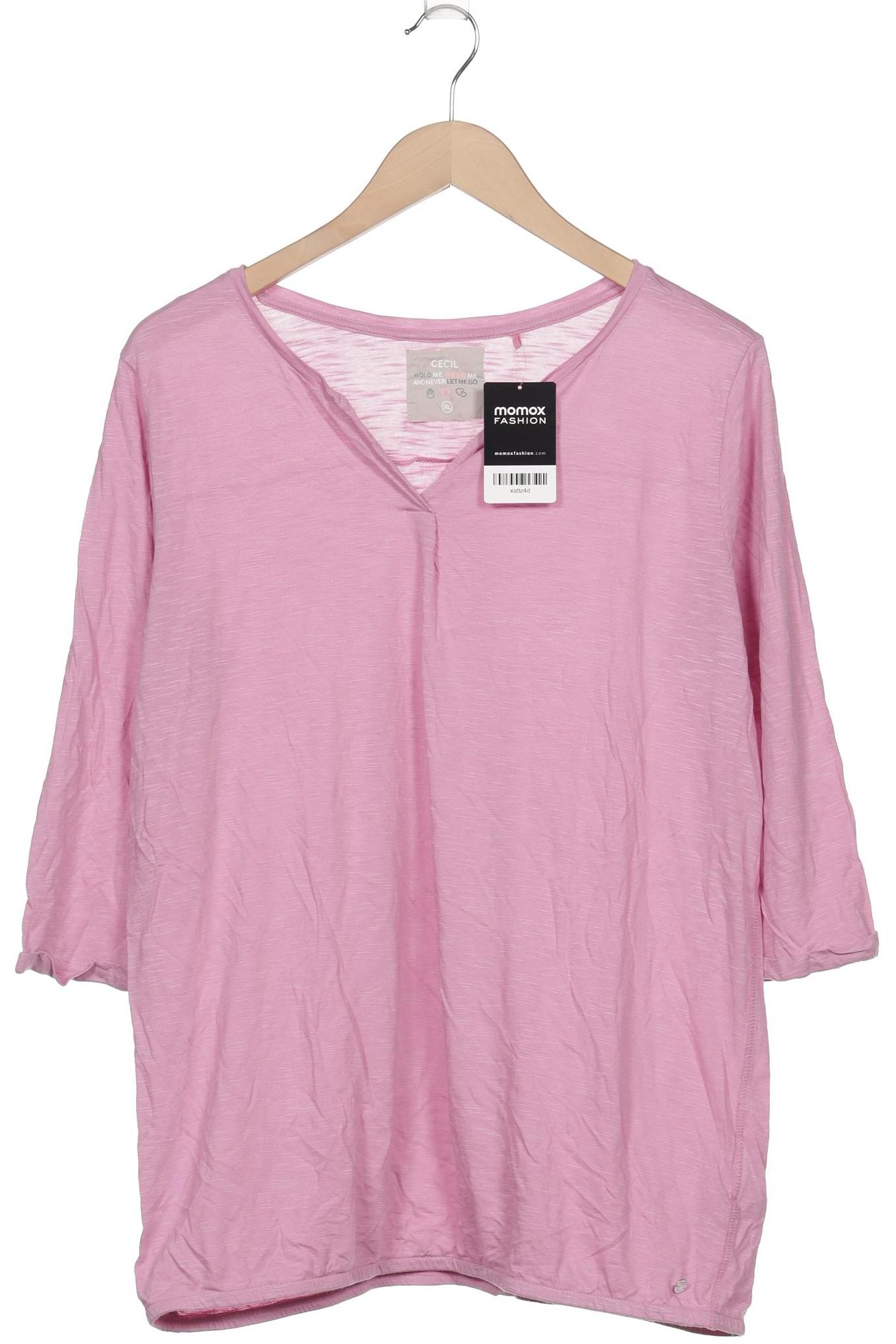 

Cecil Damen Langarmshirt, pink, Gr. 44