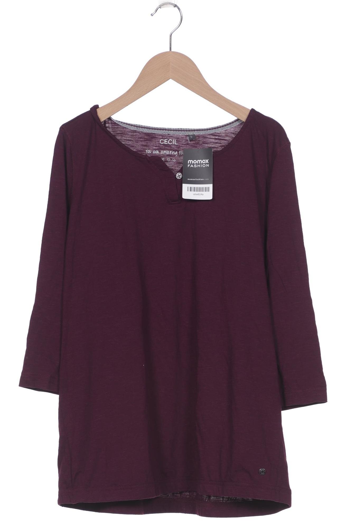 

Cecil Damen Langarmshirt, flieder, Gr. 42