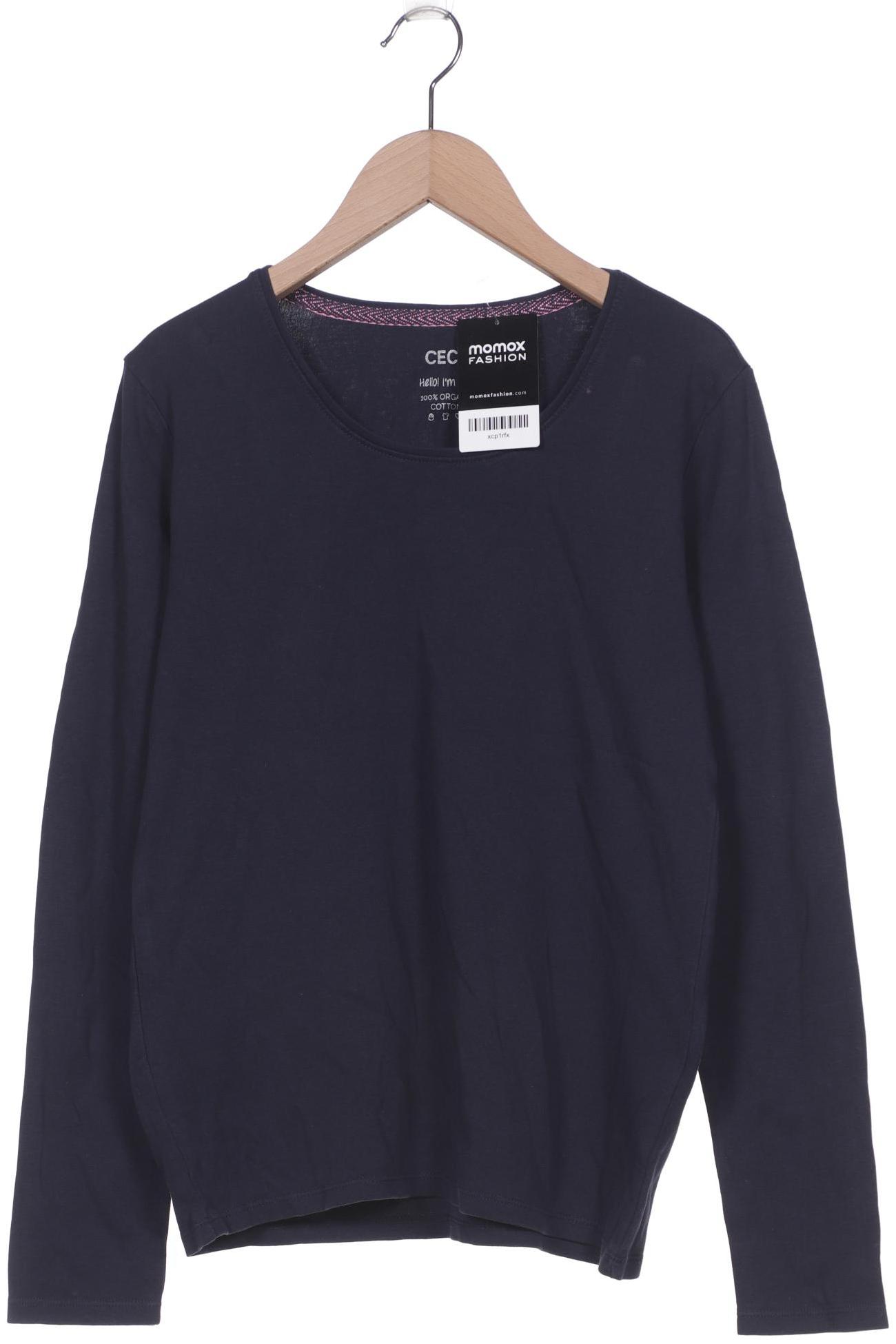 

Cecil Damen Langarmshirt, marineblau, Gr. 38