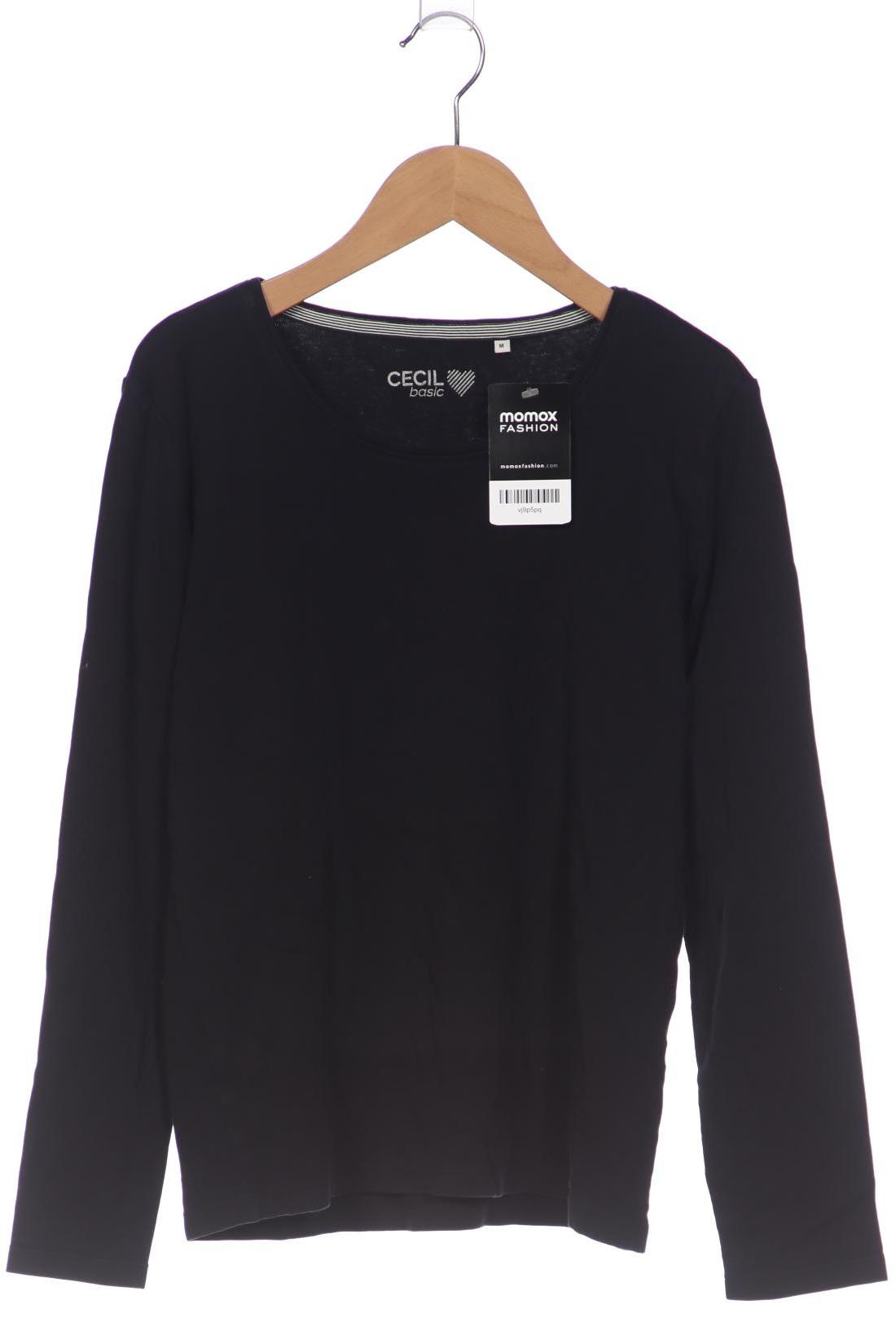 

Cecil Damen Langarmshirt, schwarz, Gr. 38