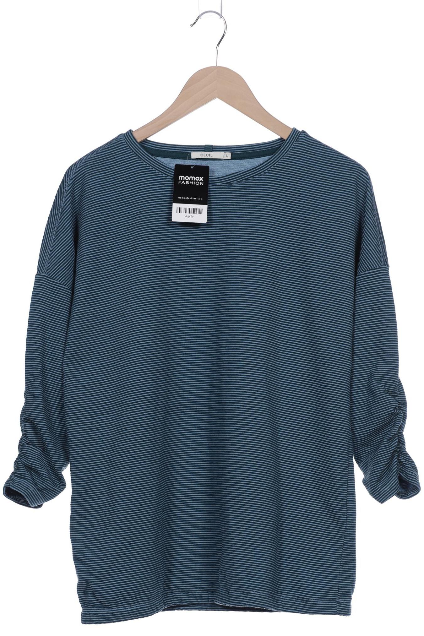 

CECIL Damen Langarmshirt, blau