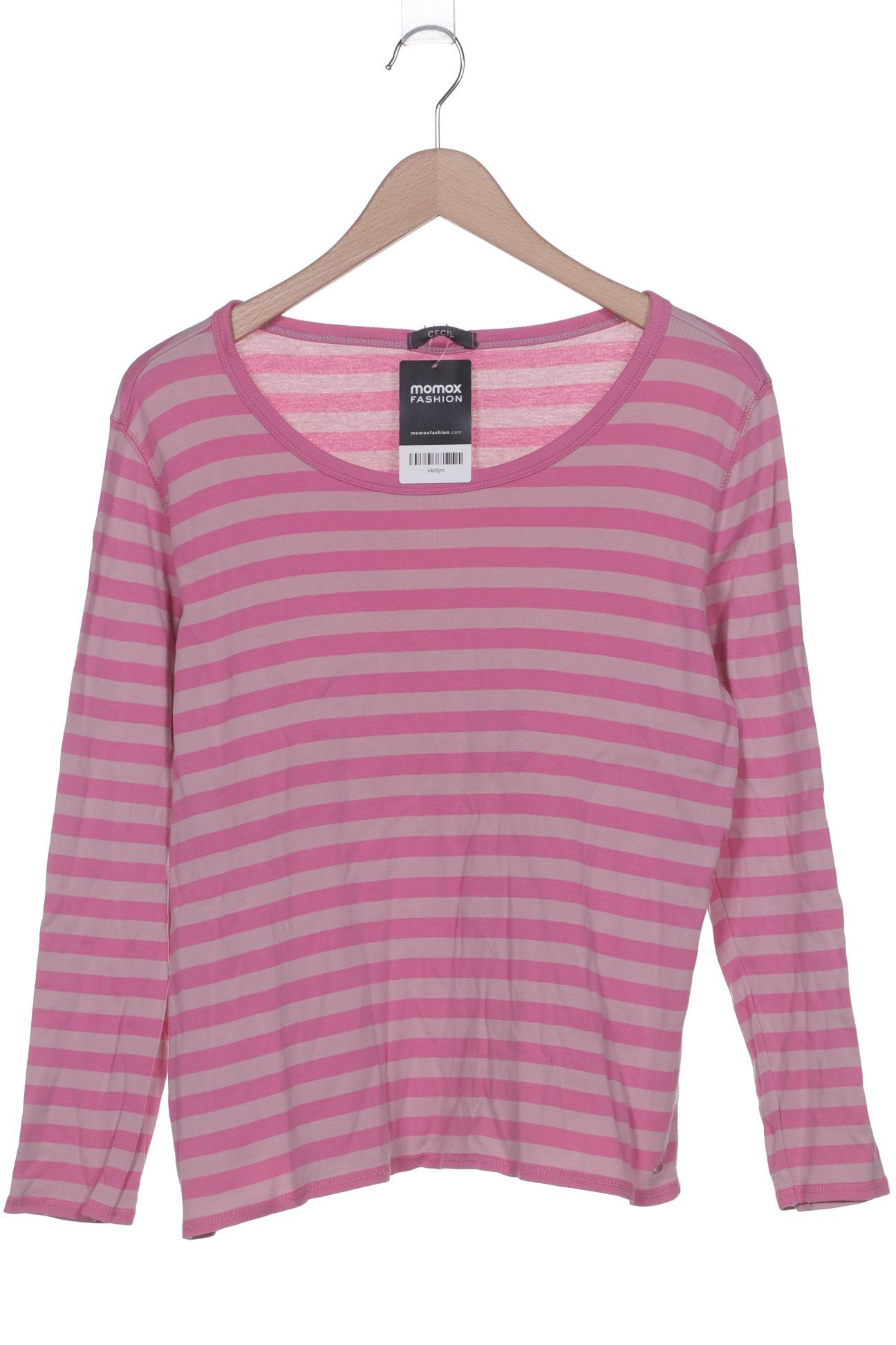 

Cecil Damen Langarmshirt, pink, Gr. 44