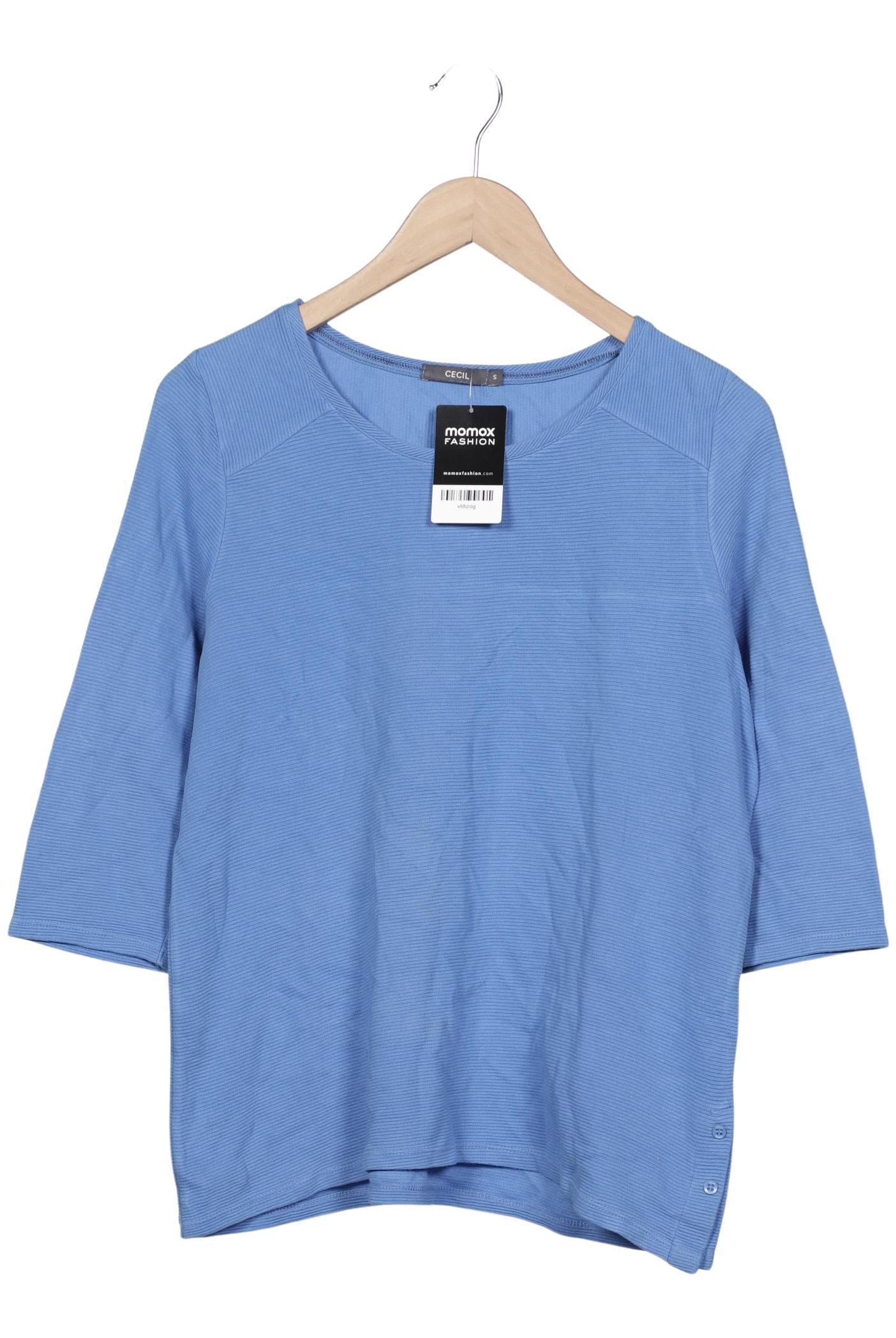 

Cecil Damen Langarmshirt, blau, Gr. 36