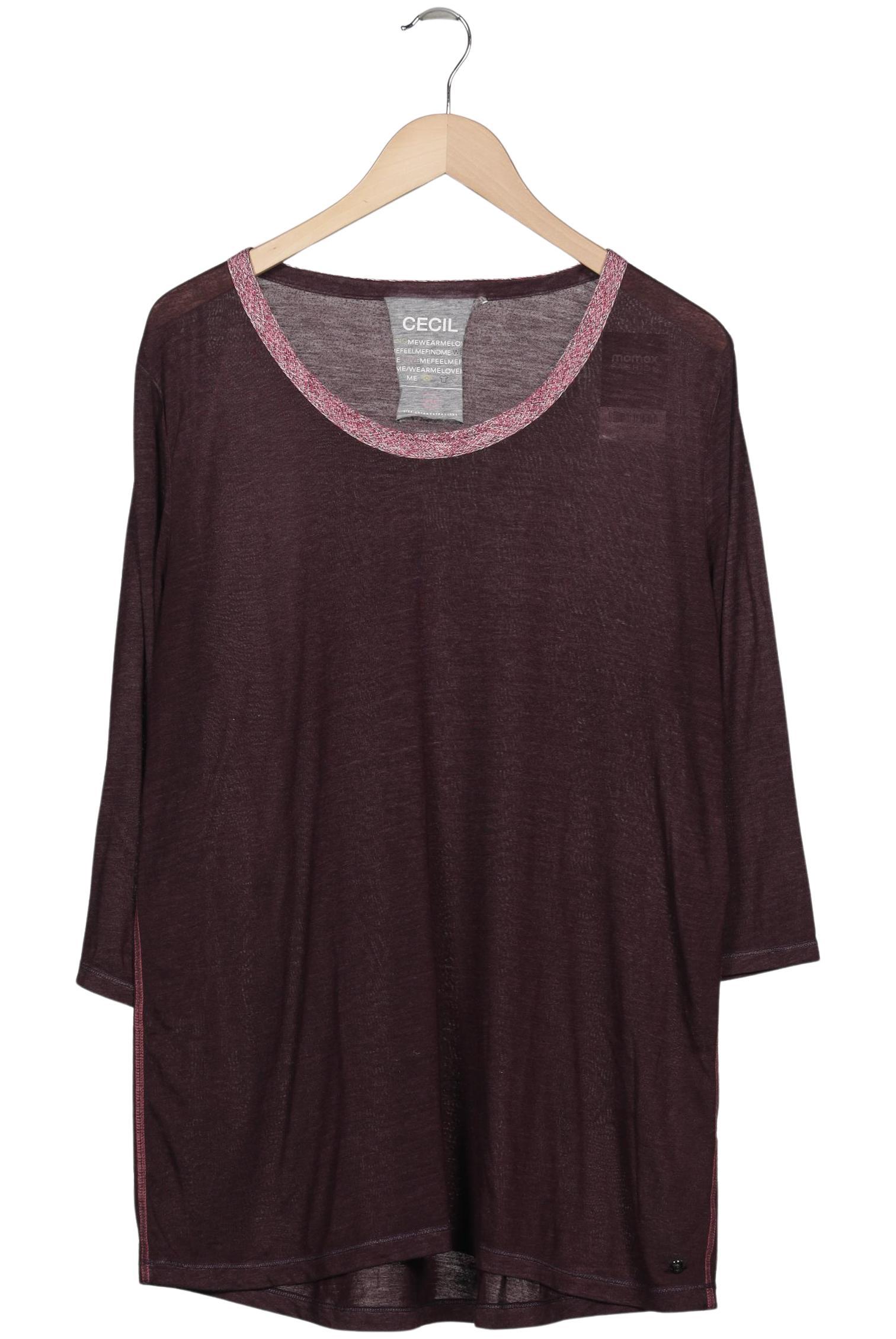 

Cecil Damen Langarmshirt, bordeaux, Gr. 46