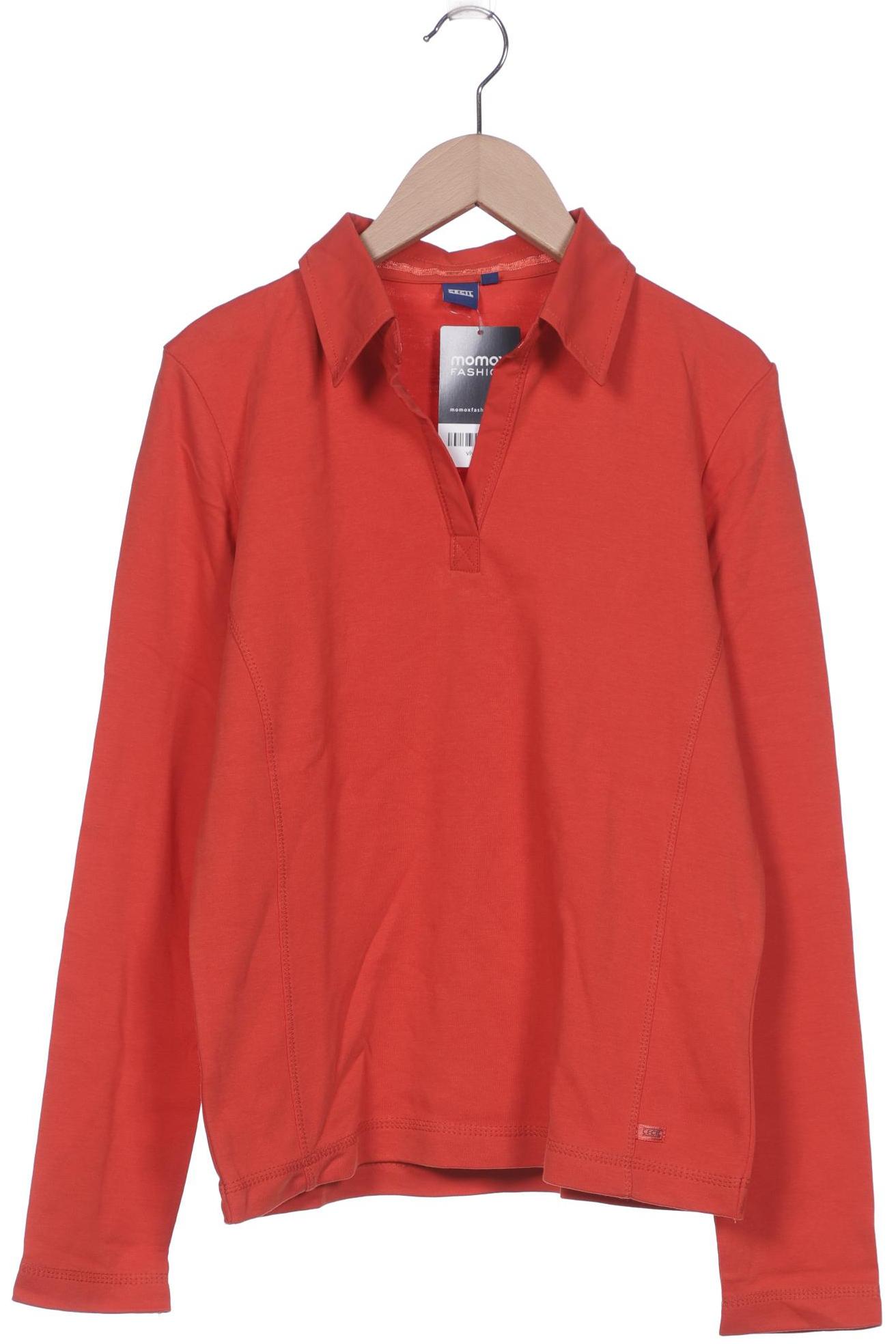 

CECIL Damen Langarmshirt, orange