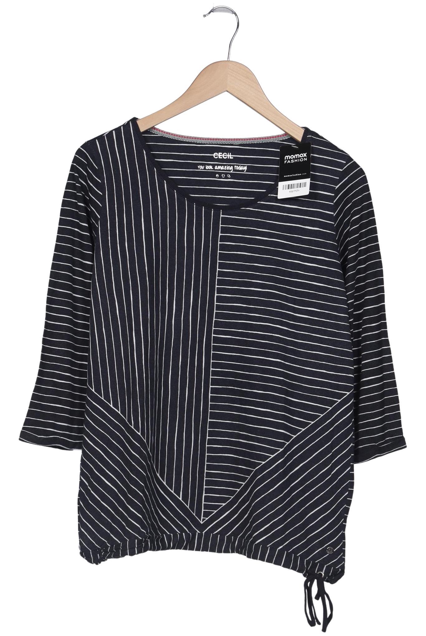 

Cecil Damen Langarmshirt, marineblau, Gr. 44