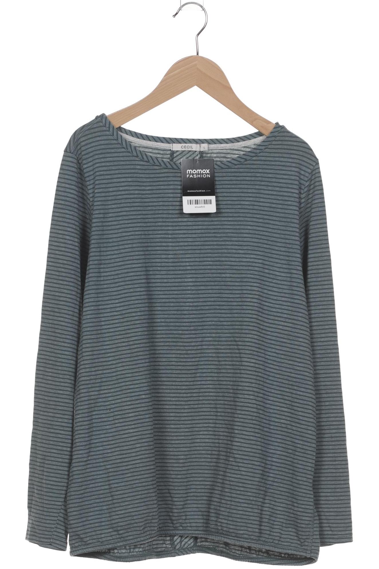 

Cecil Damen Langarmshirt, türkis, Gr. 42