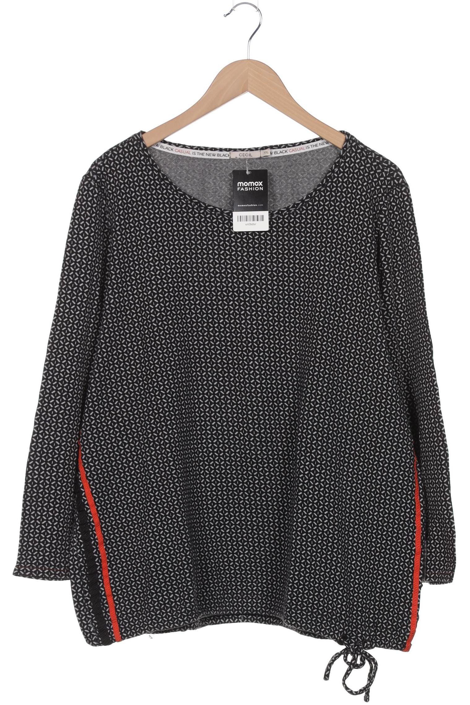 

Cecil Damen Langarmshirt, schwarz, Gr. 46
