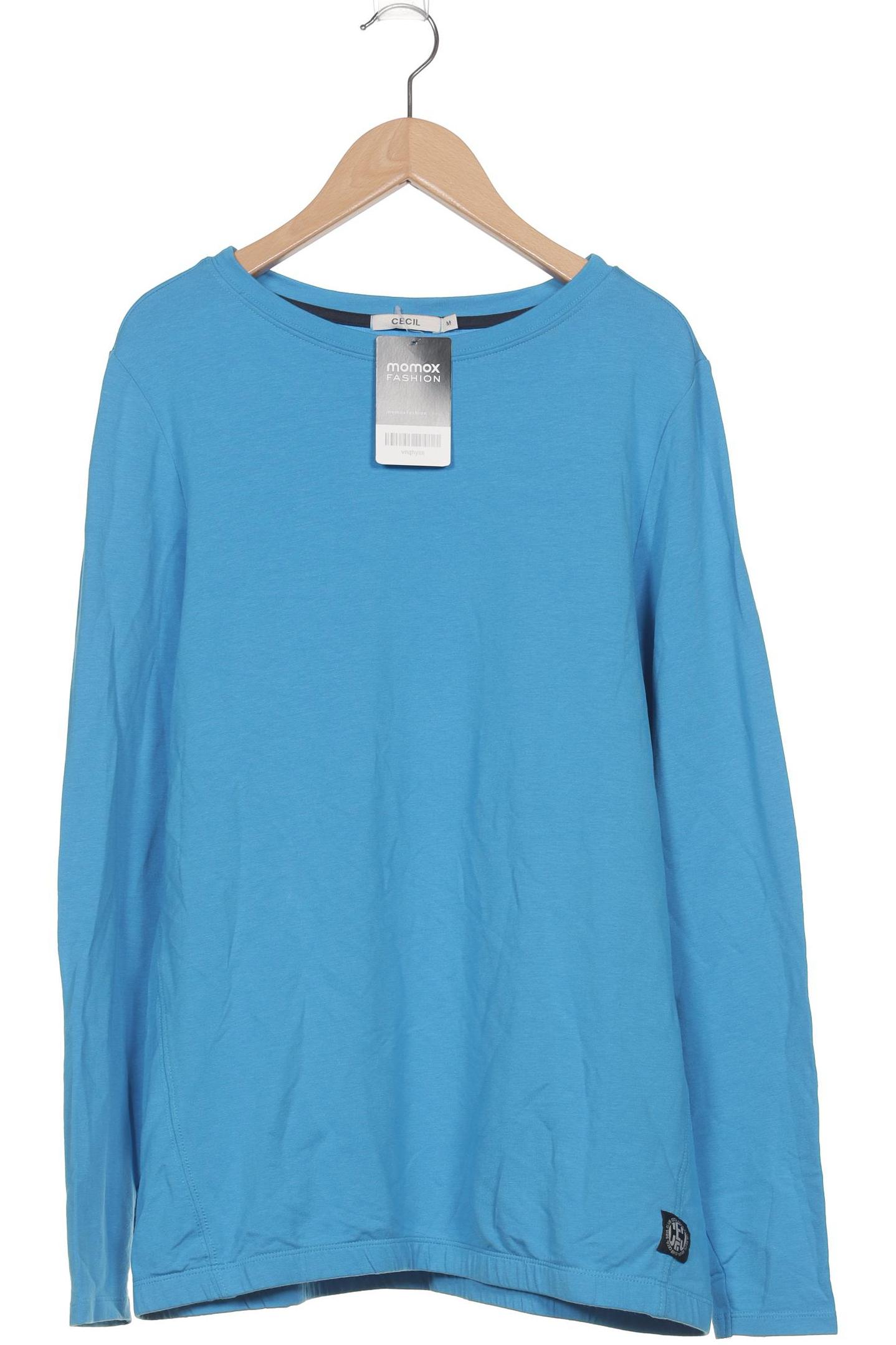 

Cecil Damen Langarmshirt, blau, Gr. 38