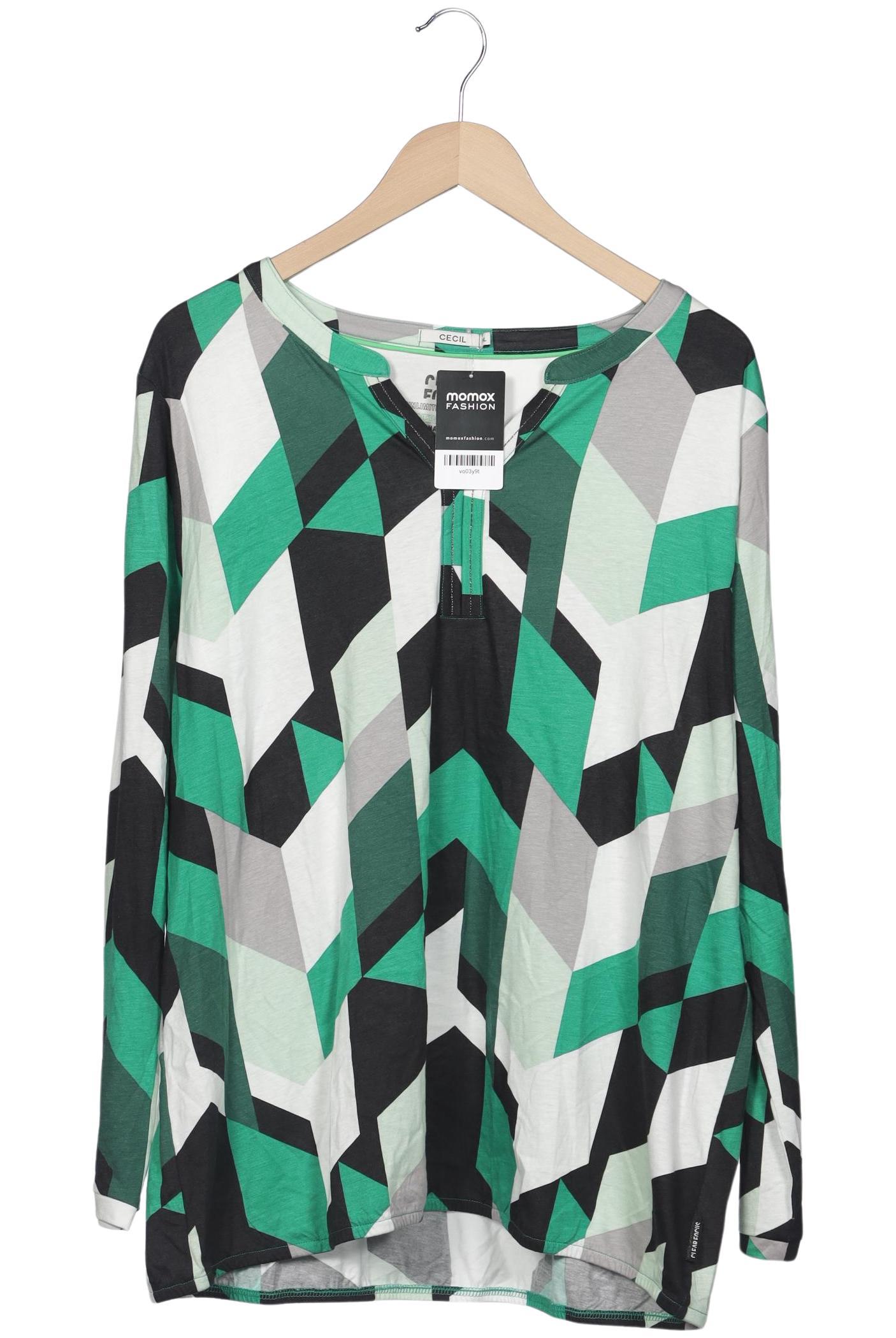 

Cecil Damen Langarmshirt, grün, Gr. 46