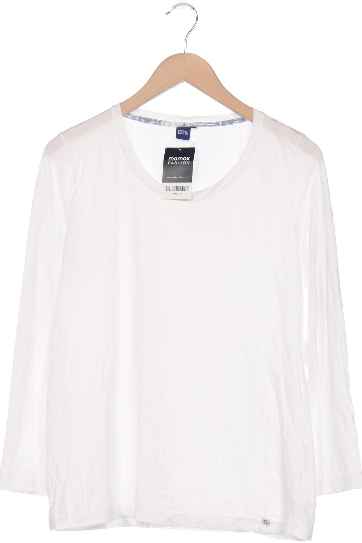 

Cecil Damen Langarmshirt, cremeweiß, Gr. 46