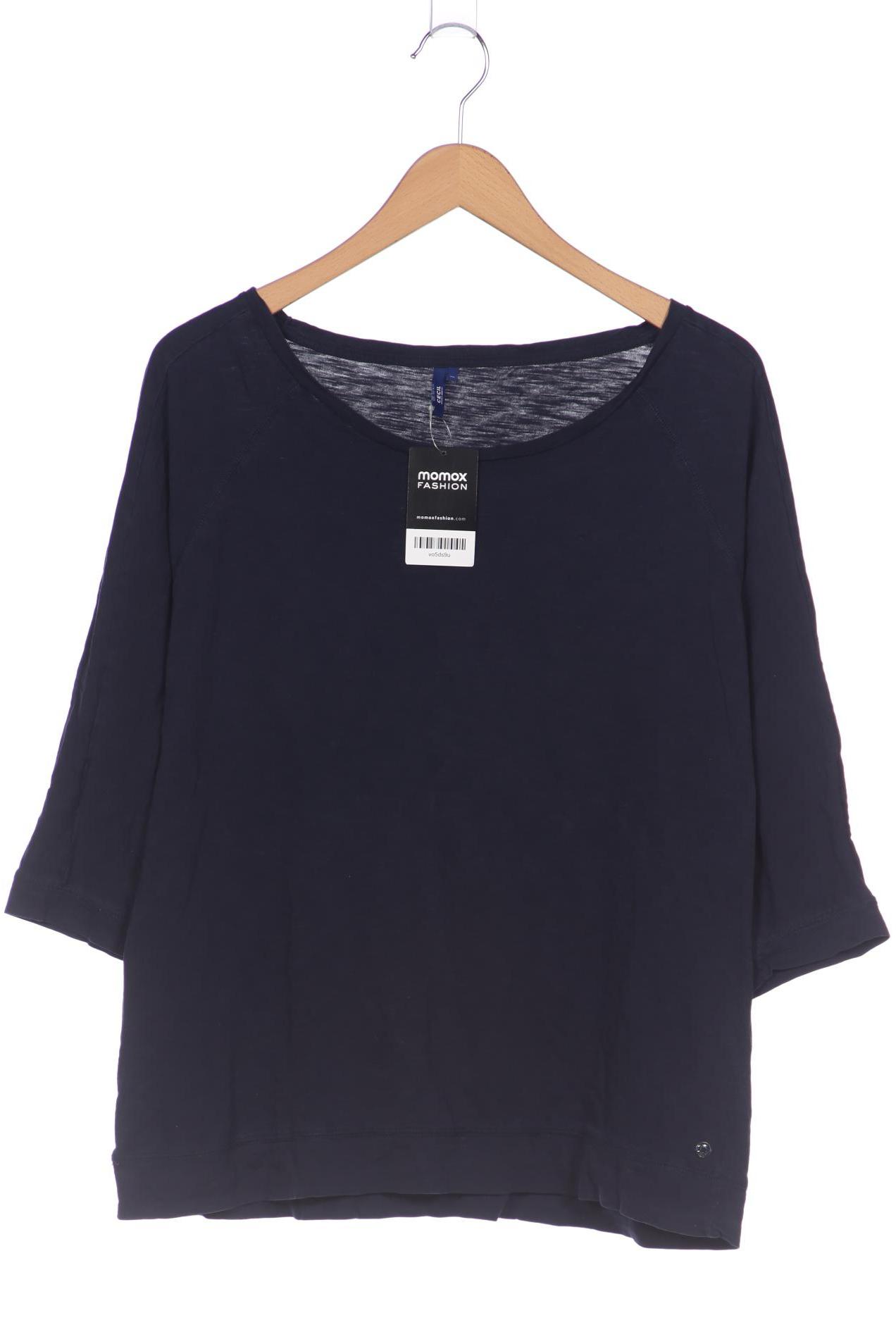 

Cecil Damen Langarmshirt, marineblau, Gr. 44