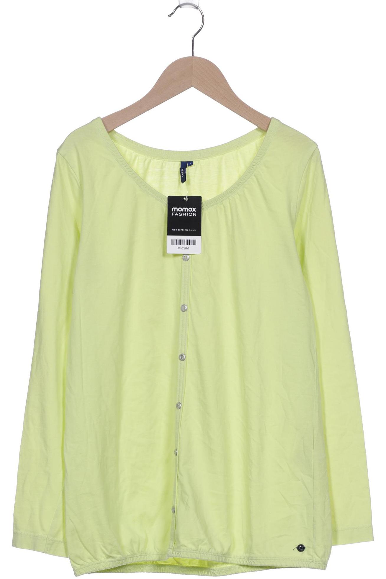 

Cecil Damen Langarmshirt, gelb, Gr. 36