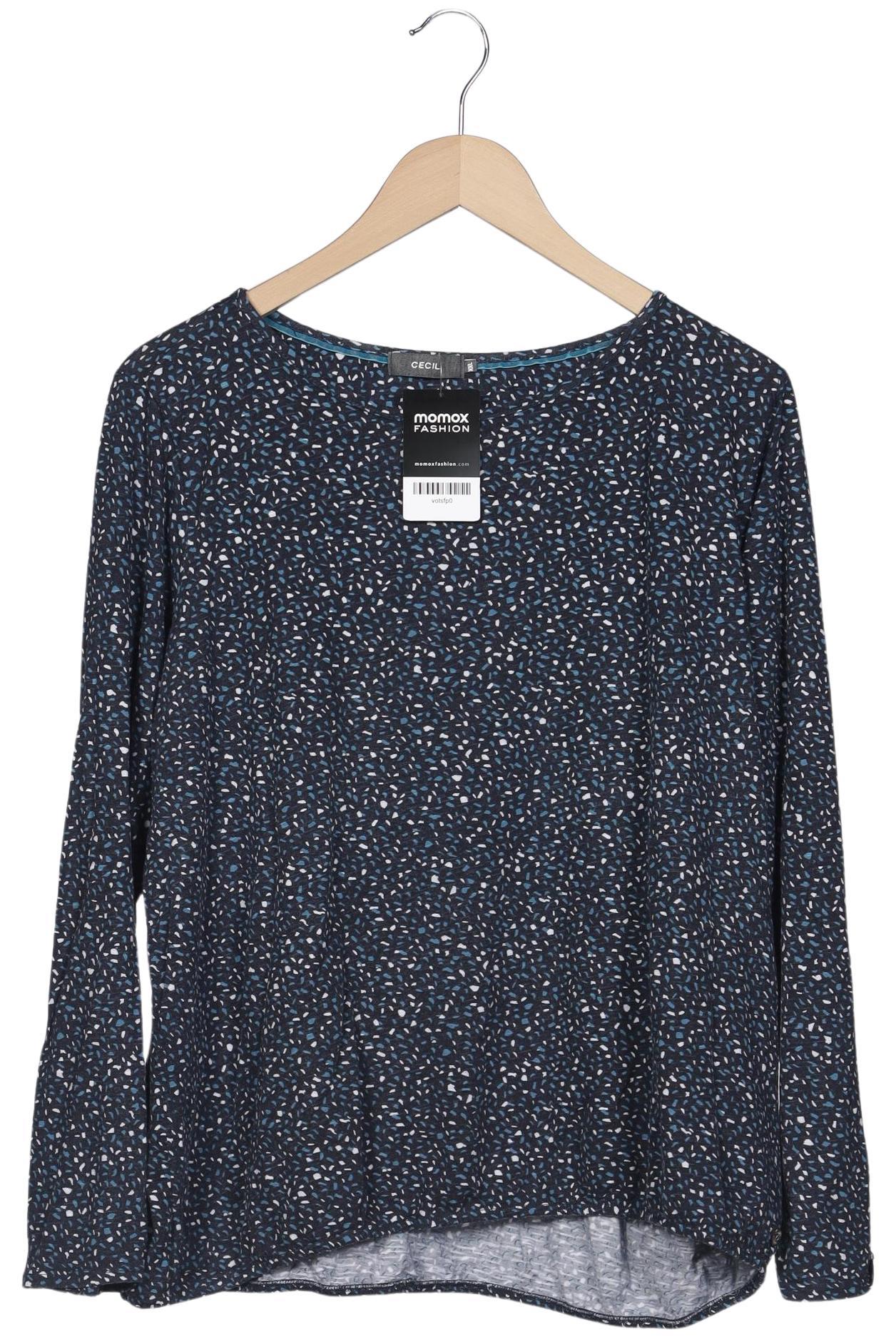 

Cecil Damen Langarmshirt, marineblau, Gr. 46