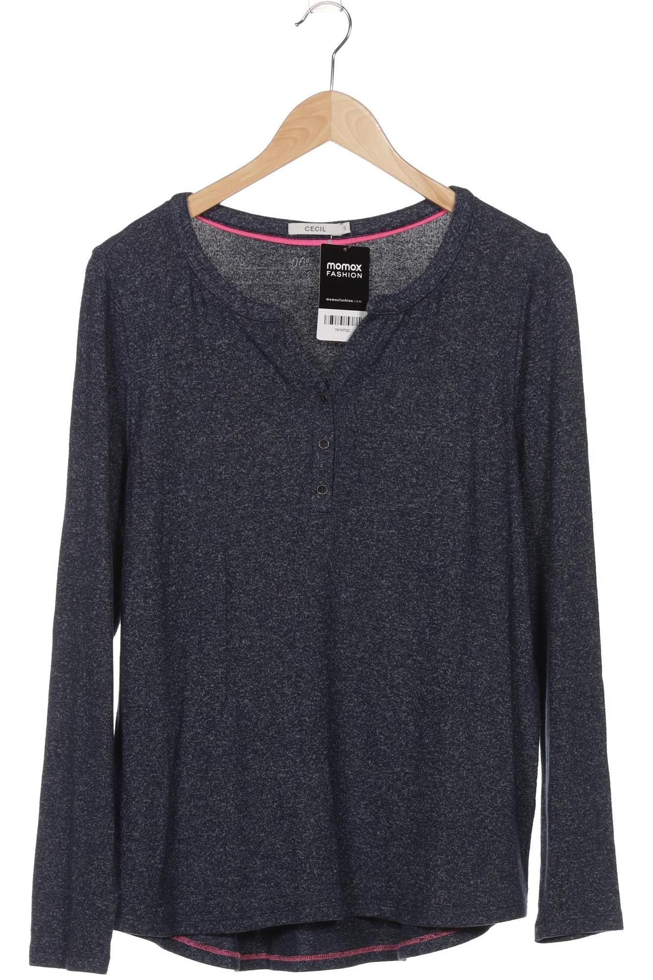 

Cecil Damen Langarmshirt, marineblau, Gr. 36