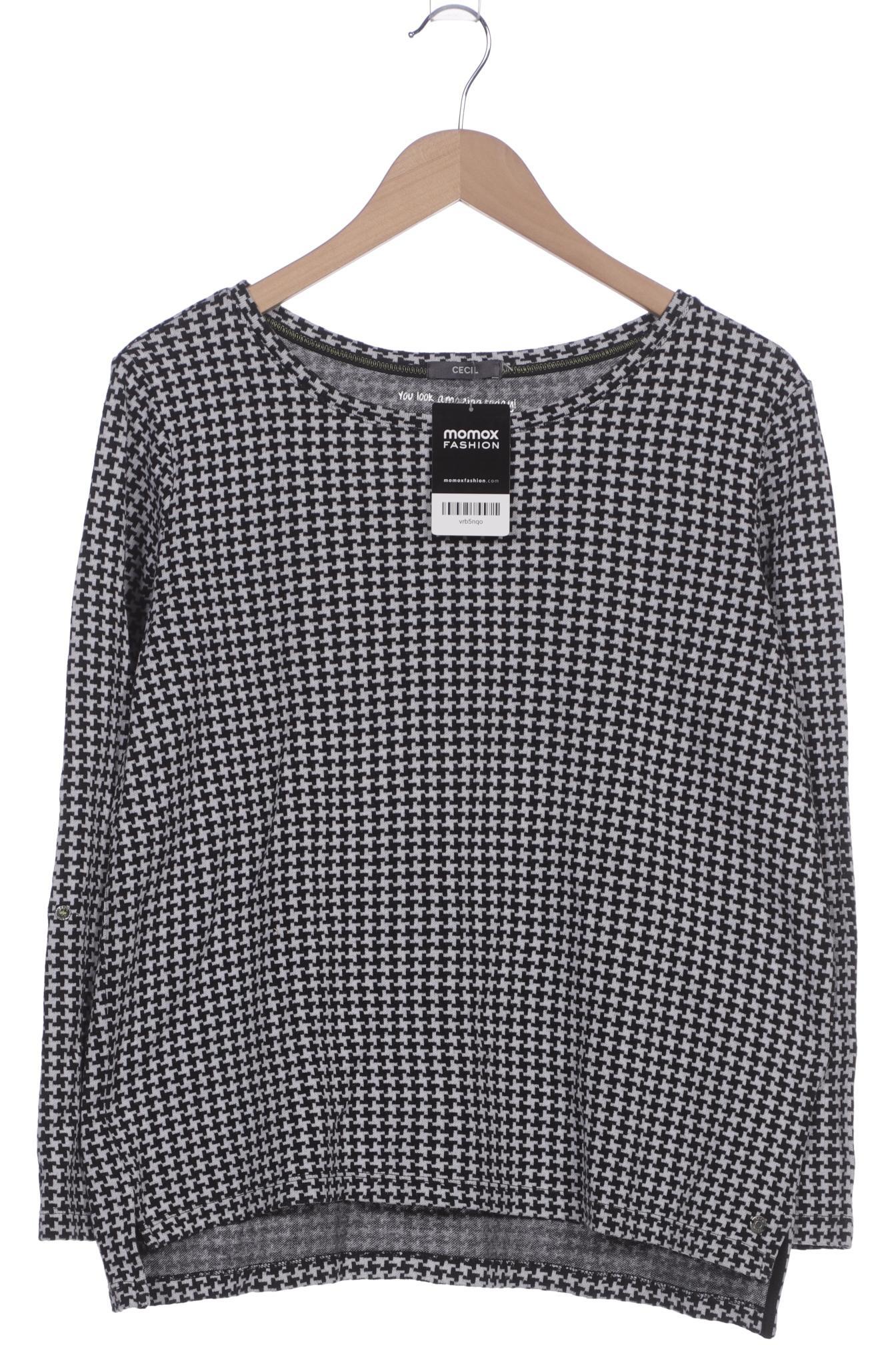 

Cecil Damen Langarmshirt, grau, Gr. 42