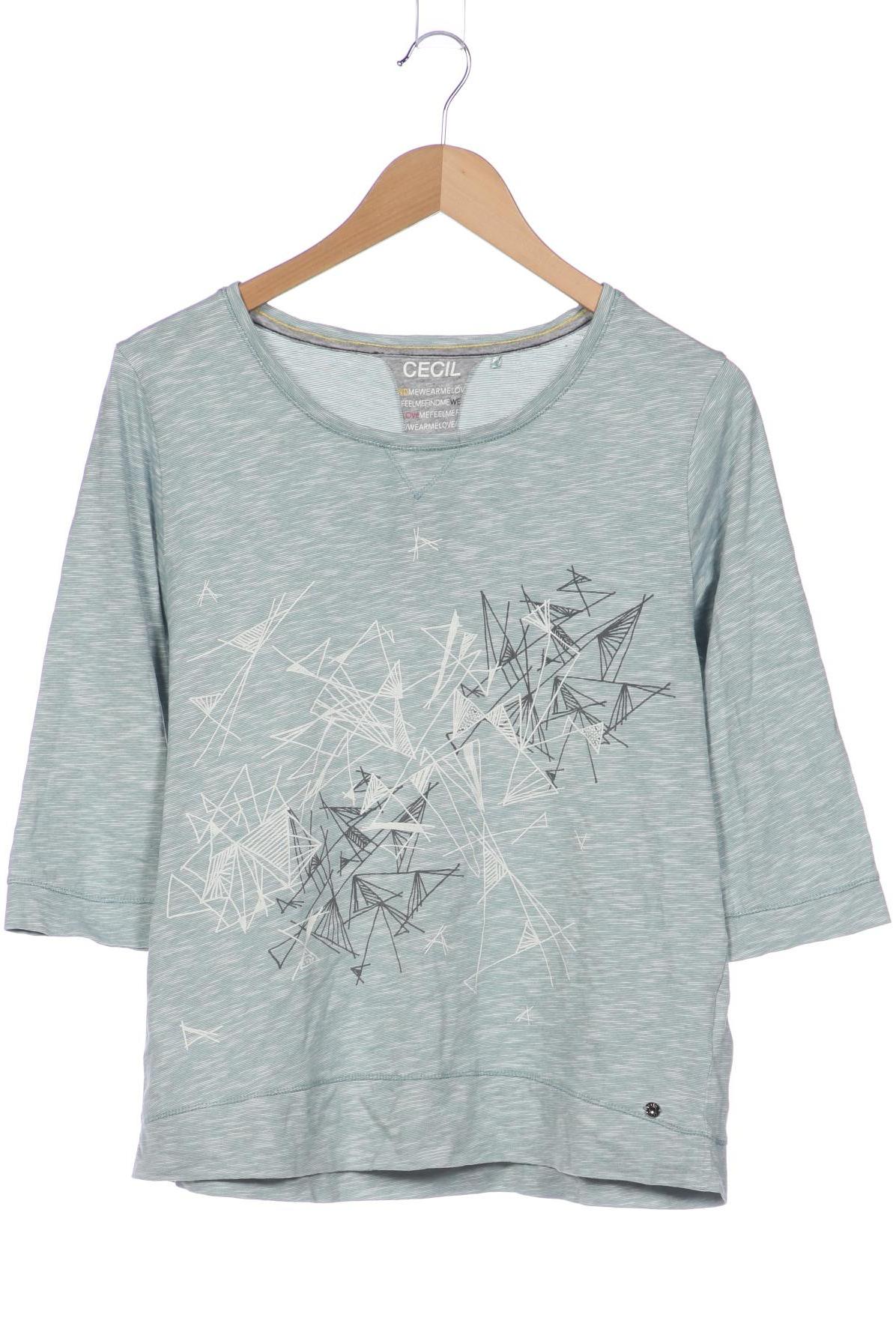 

Cecil Damen Langarmshirt, türkis, Gr. 42
