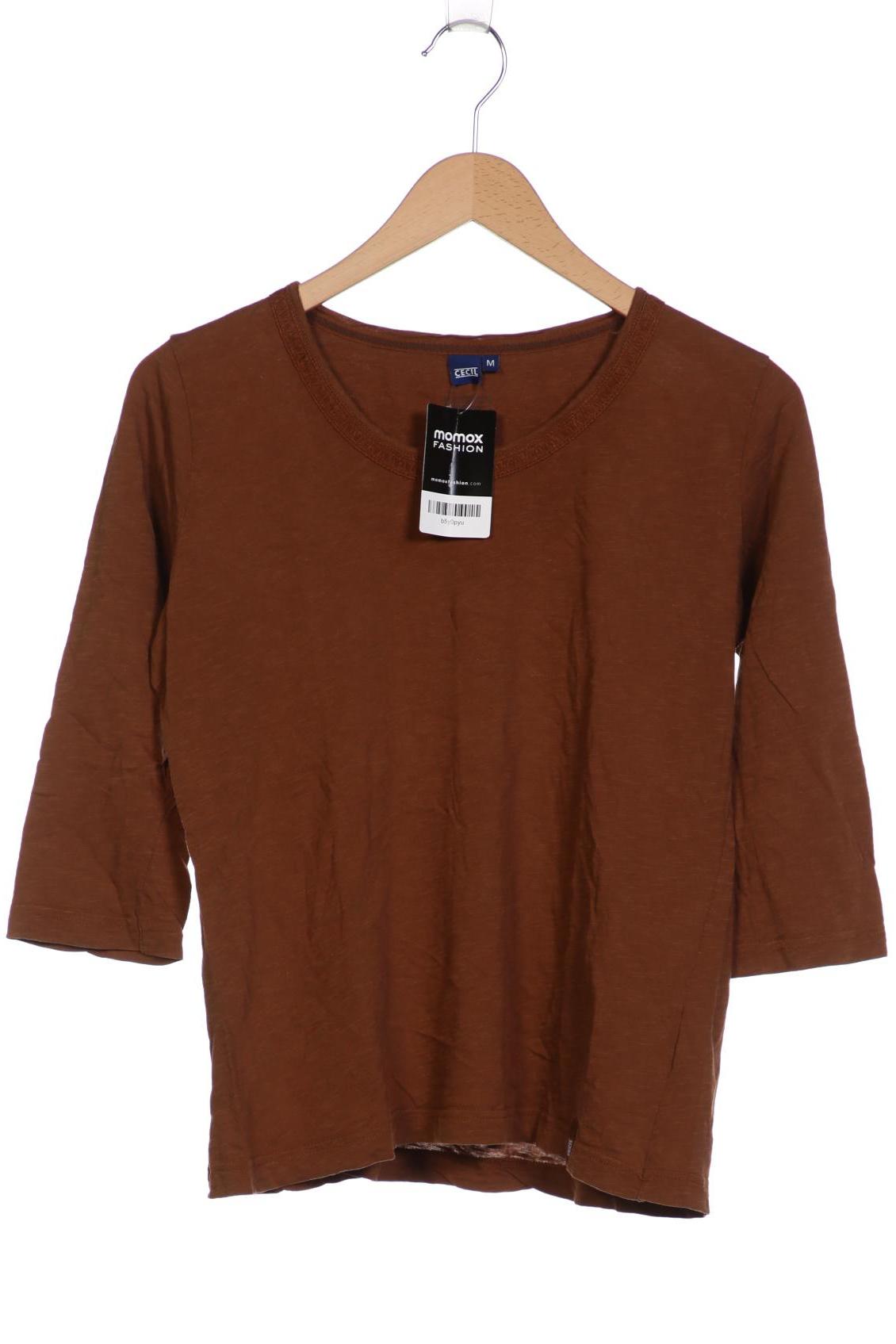 

Cecil Damen Langarmshirt, braun, Gr. 38