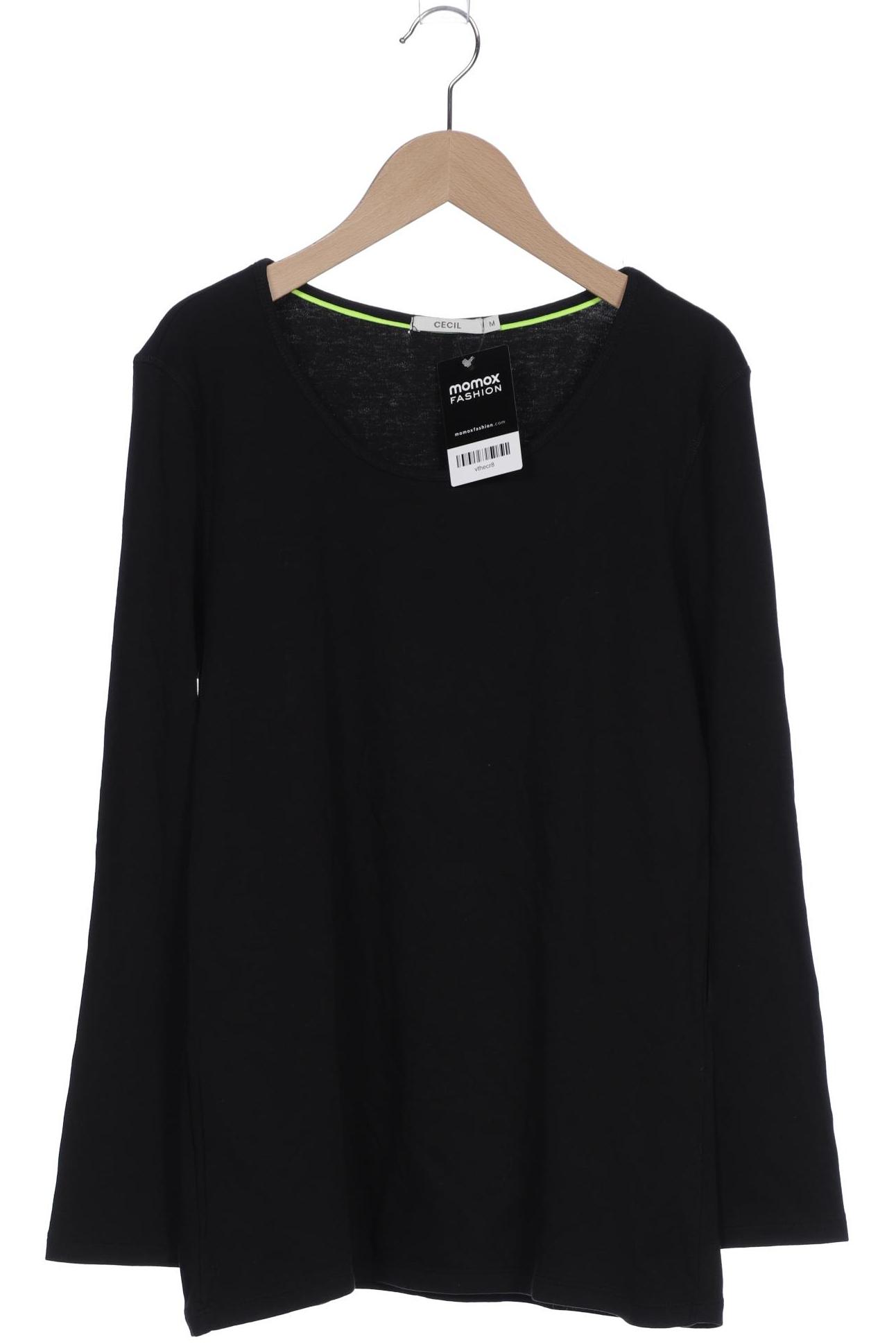 

Cecil Damen Langarmshirt, schwarz, Gr. 38