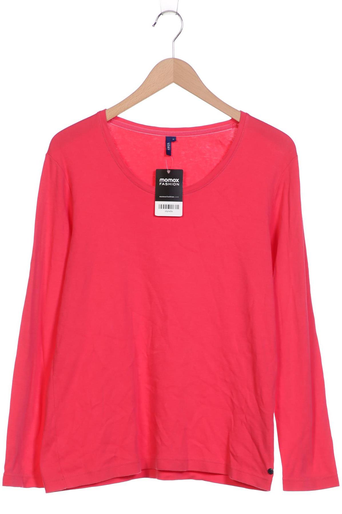 

Cecil Damen Langarmshirt, pink, Gr. 44