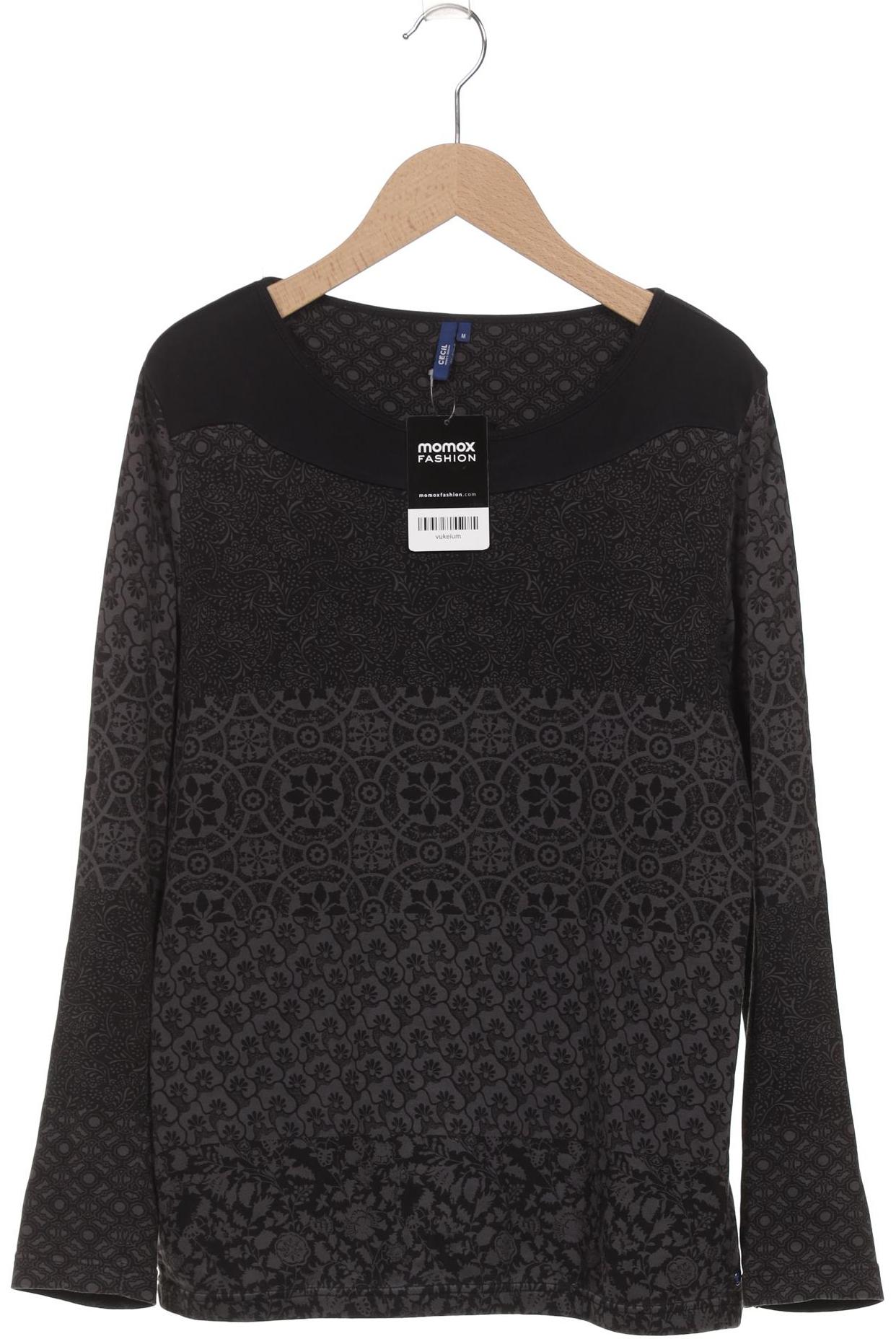 

Cecil Damen Langarmshirt, grau, Gr. 38