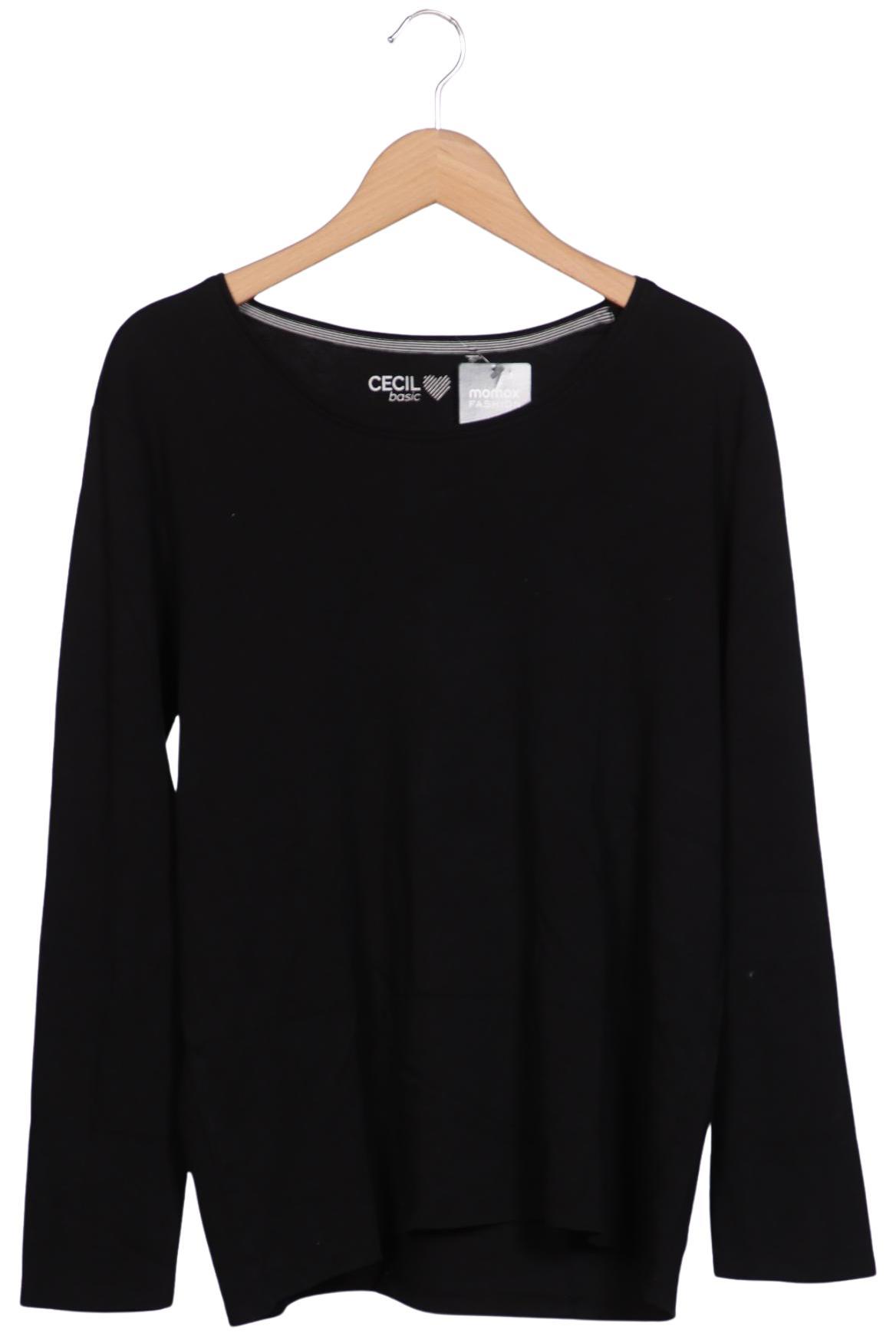 

Cecil Damen Langarmshirt, schwarz, Gr. 46