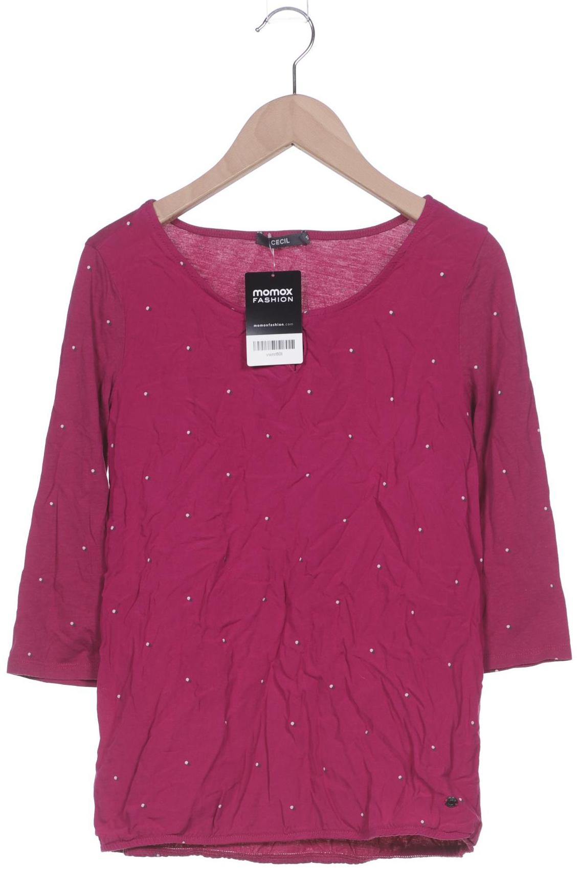 

Cecil Damen Langarmshirt, pink, Gr. 34