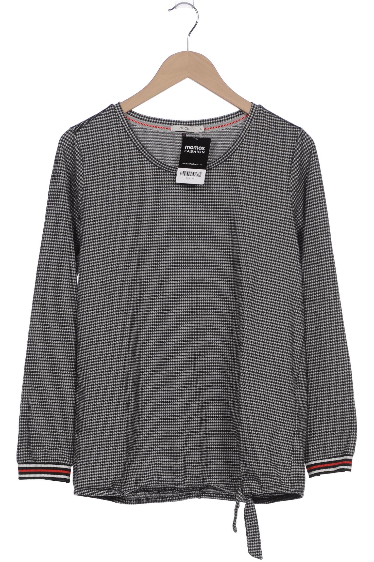 

Cecil Damen Langarmshirt, schwarz, Gr. 42