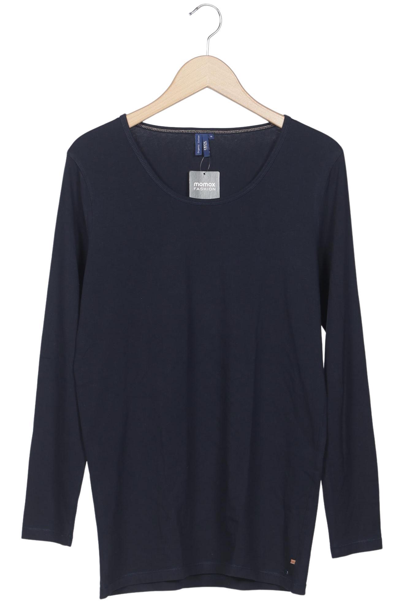 

Cecil Damen Langarmshirt, marineblau, Gr. 44