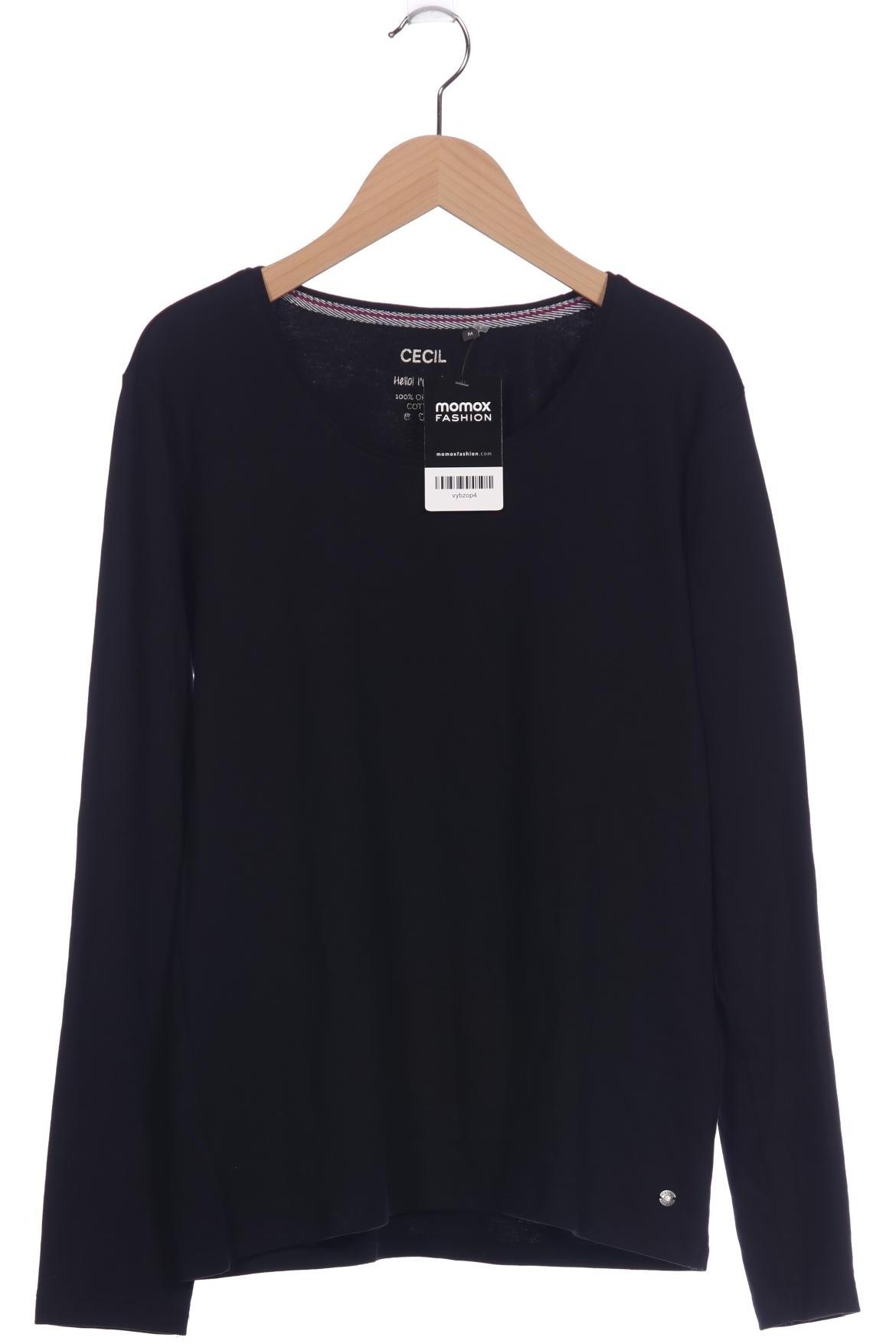 

Cecil Damen Langarmshirt, schwarz, Gr. 38