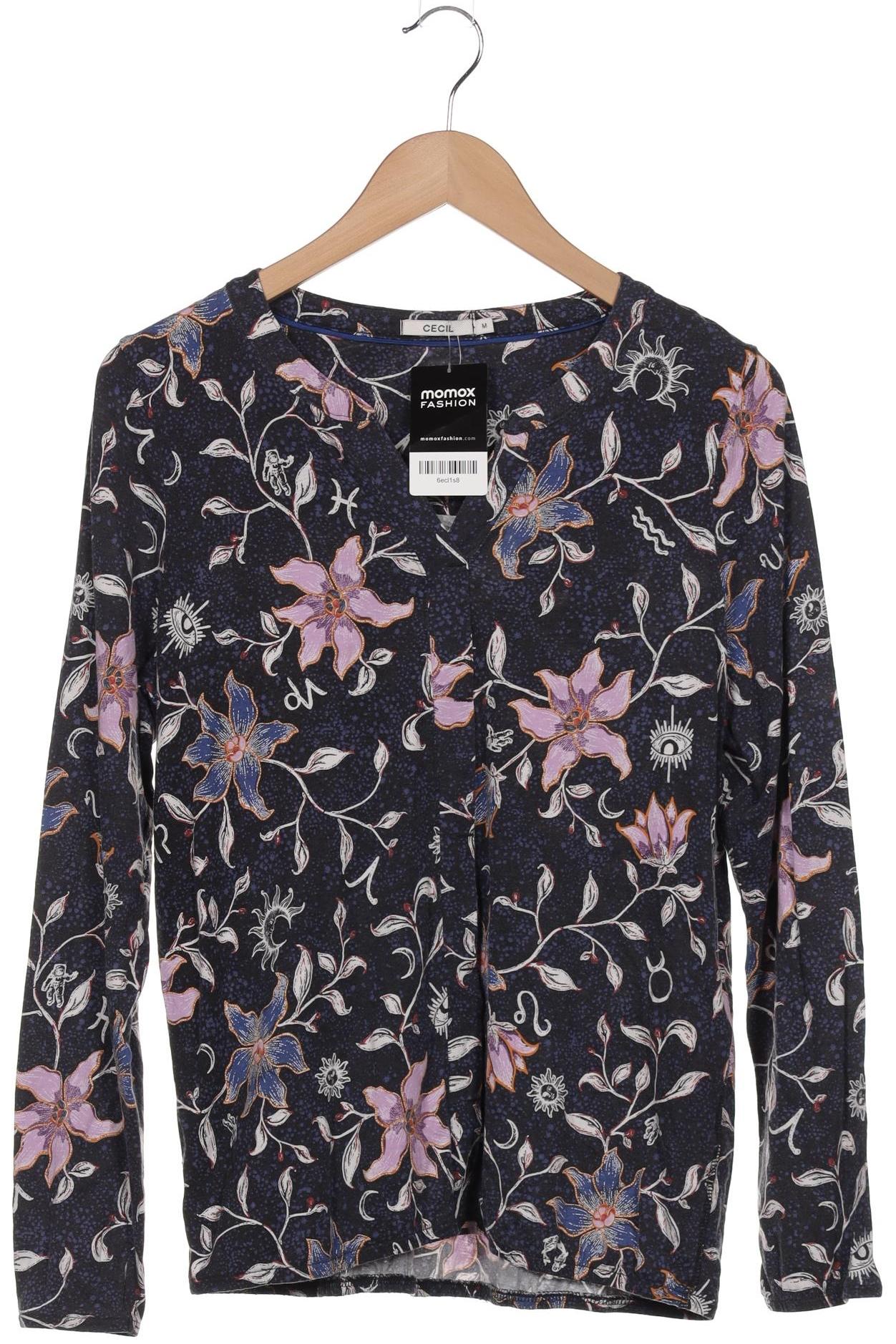 

Cecil Damen Langarmshirt, marineblau, Gr. 38
