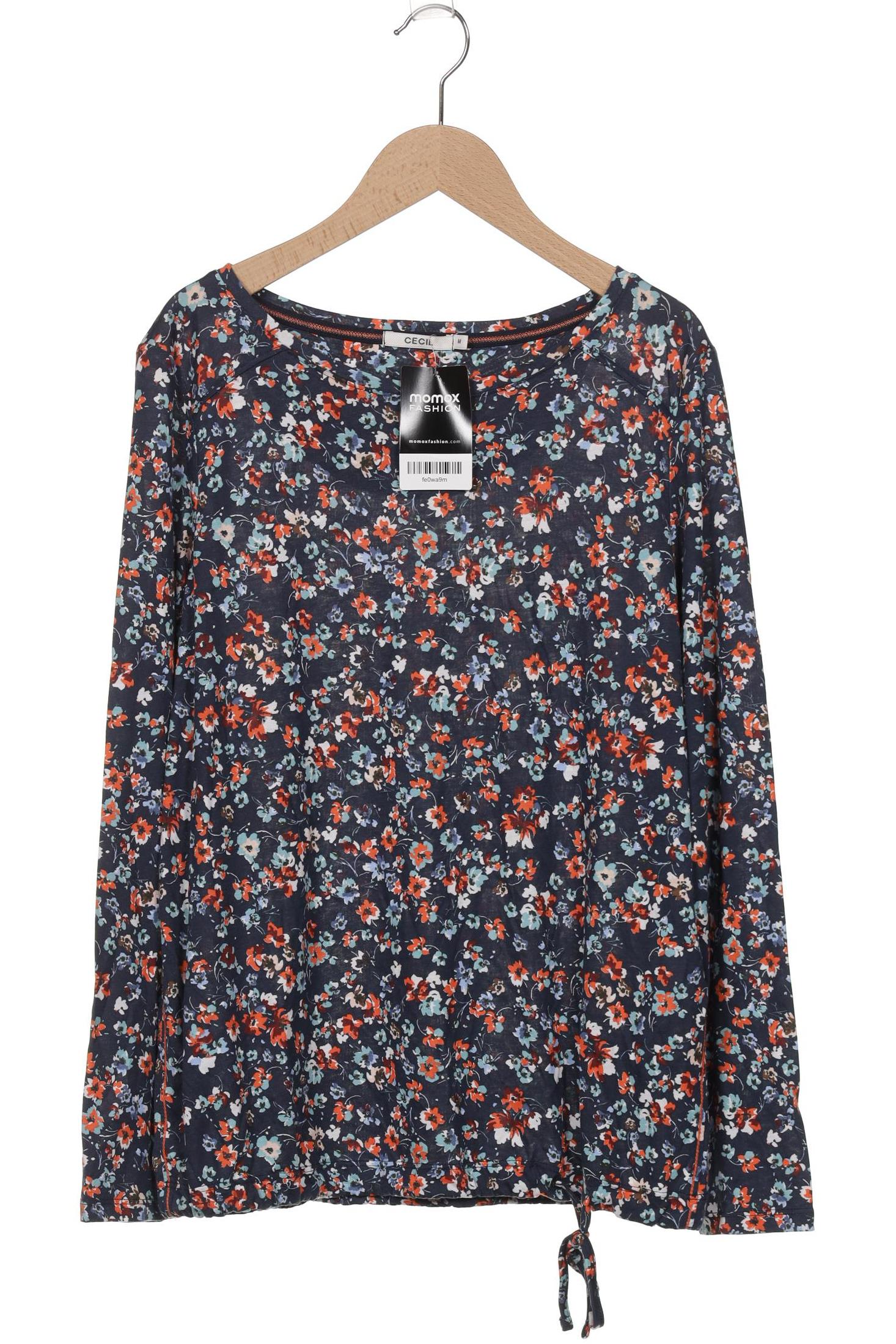 

Cecil Damen Langarmshirt, marineblau, Gr. 38