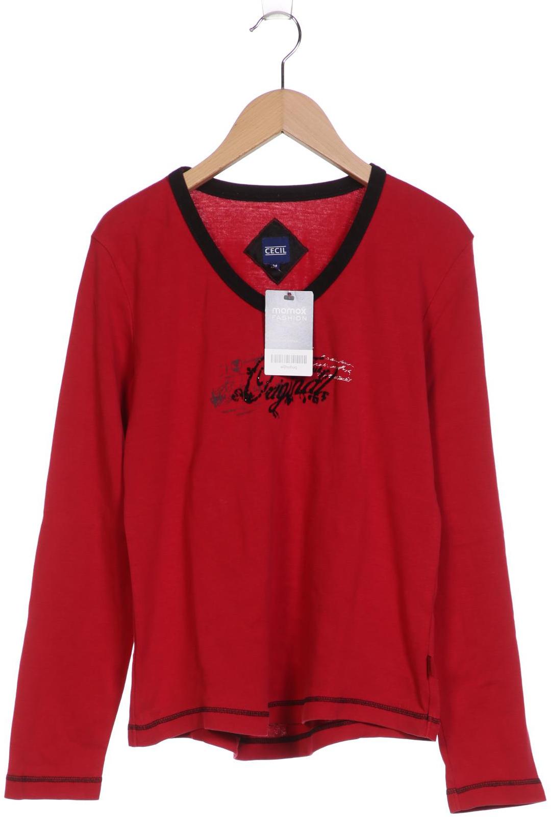 

Cecil Damen Langarmshirt, rot, Gr. 38
