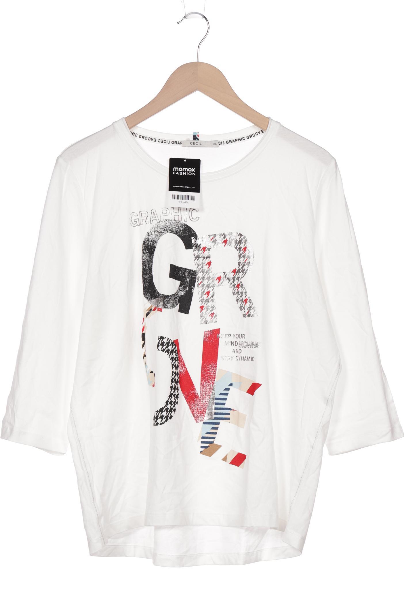 

CECIL Damen Langarmshirt, weiß
