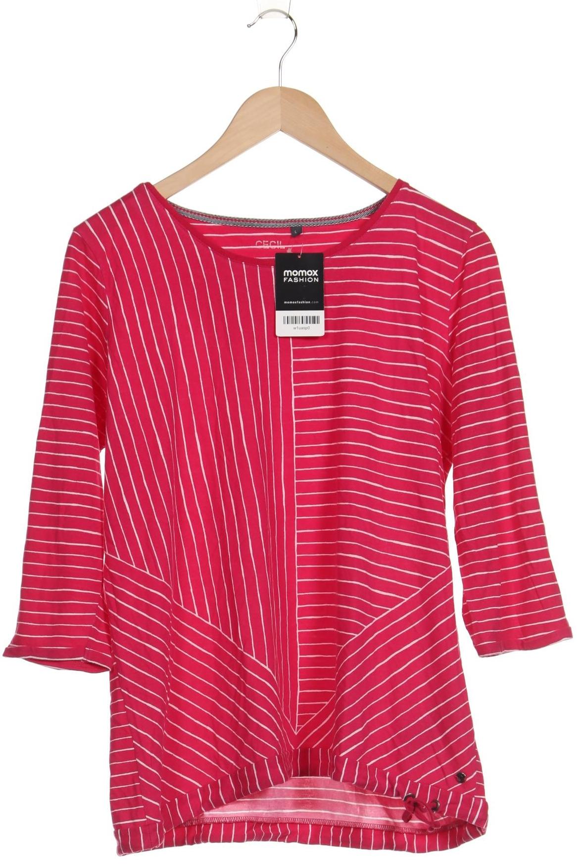 

Cecil Damen Langarmshirt, pink, Gr. 42