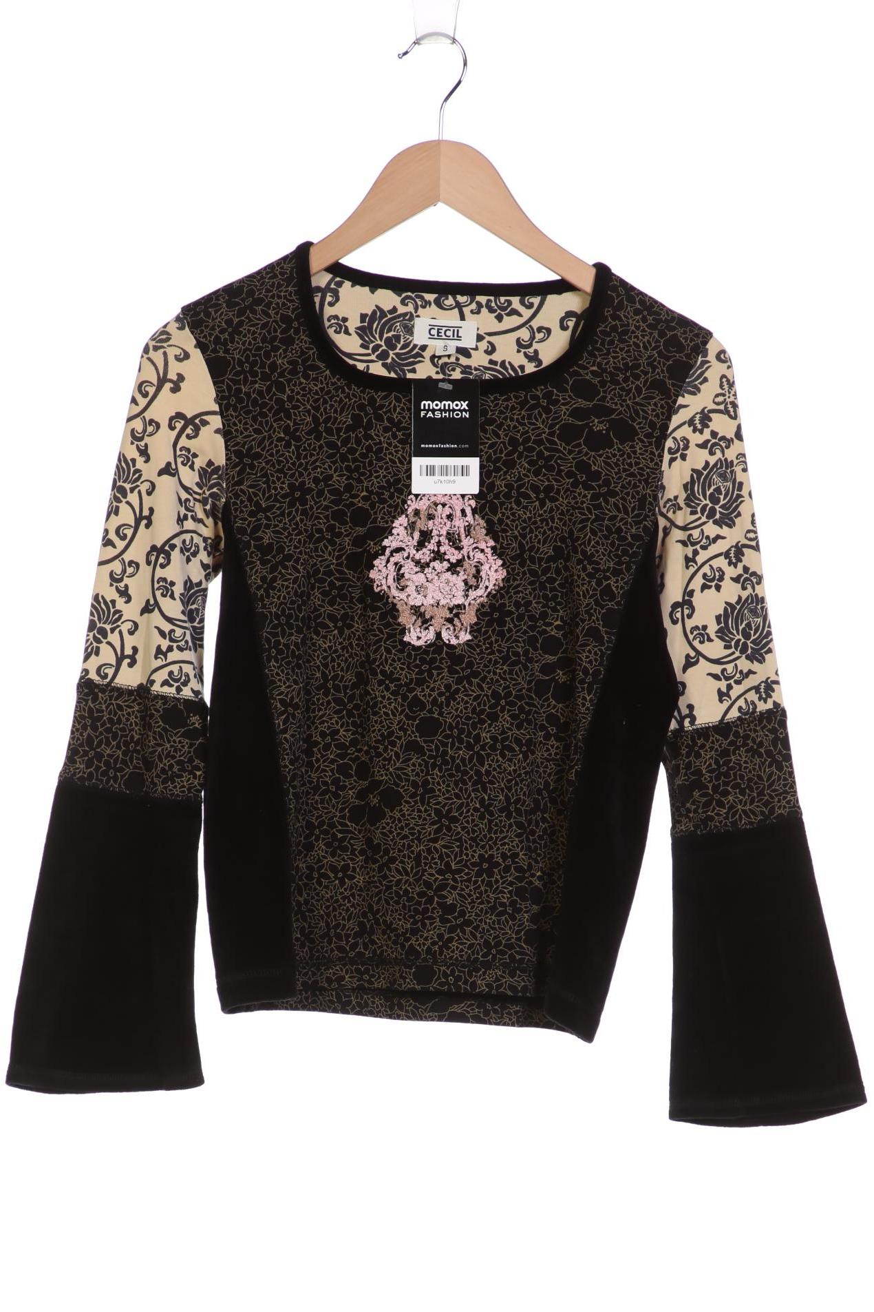 

Cecil Damen Langarmshirt, schwarz, Gr. 36